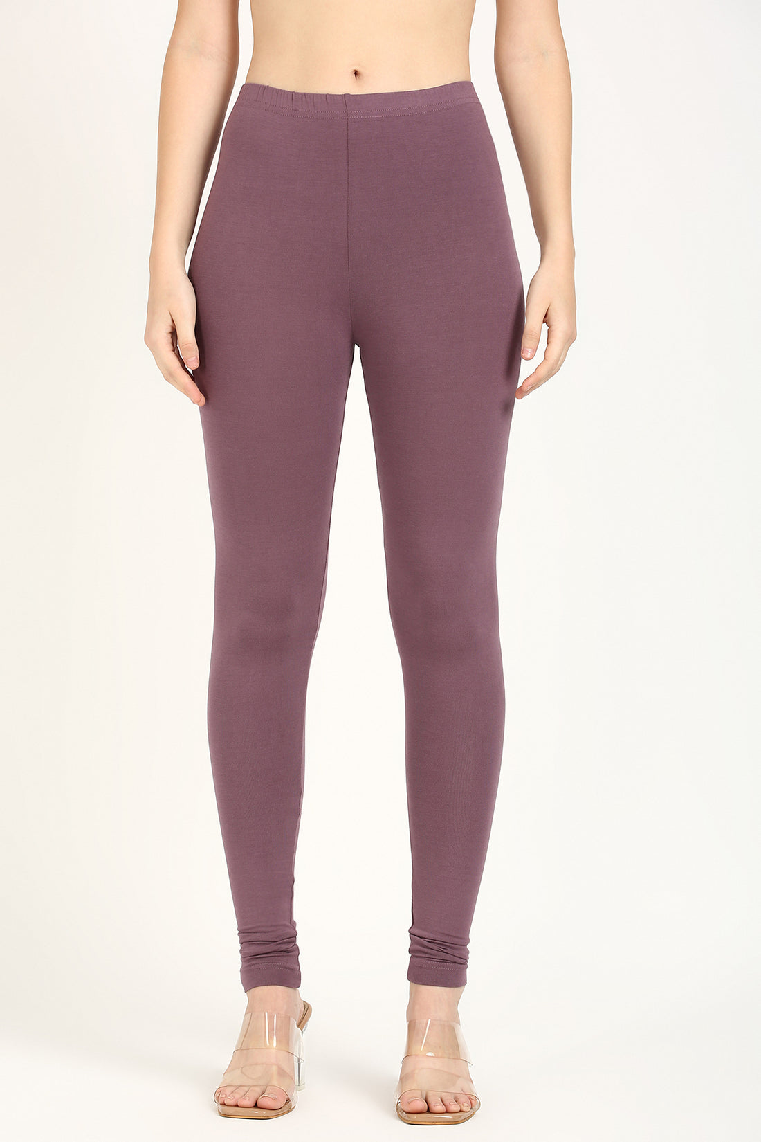Purple churidar