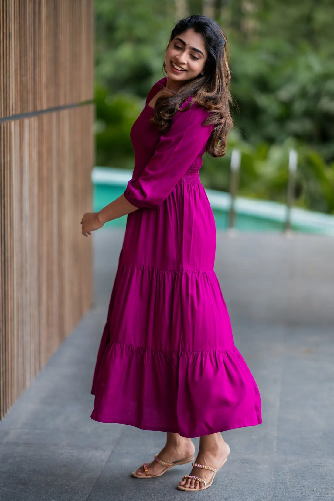 Majenta Smock Dress