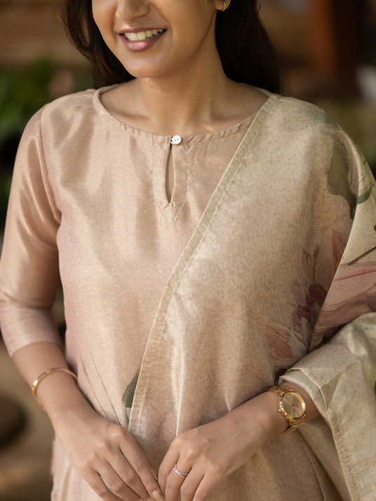 Golden Hour Organza Kurta