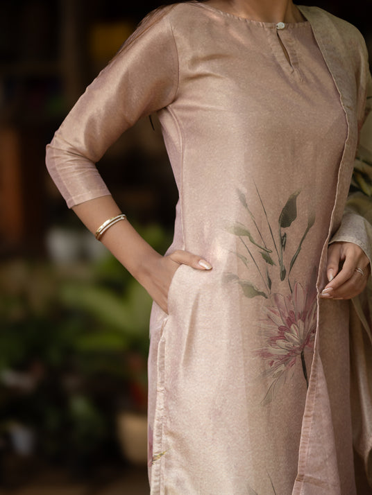 Golden Hour Organza Kurta