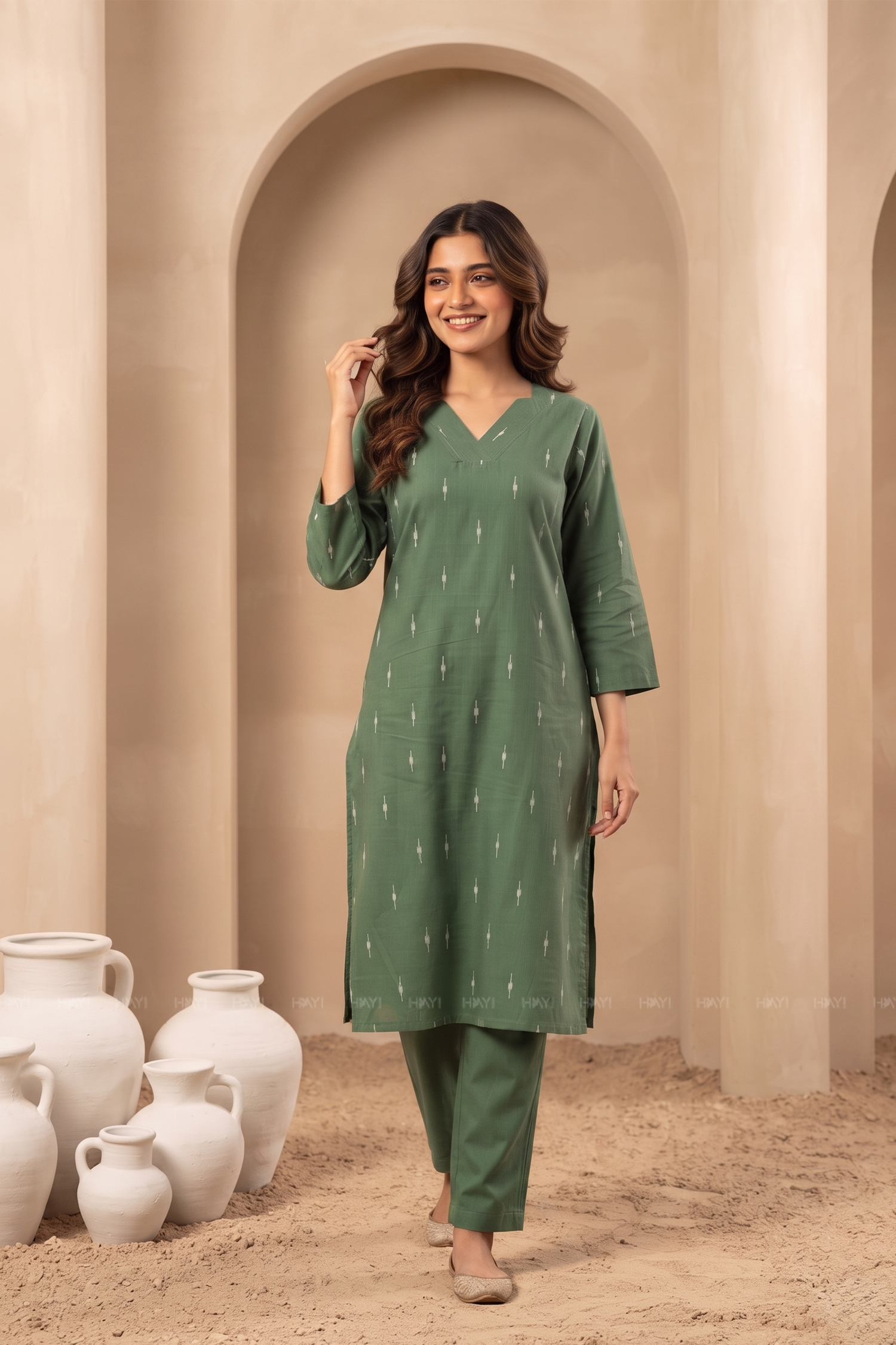 Misty Moss Green Co-ord Set