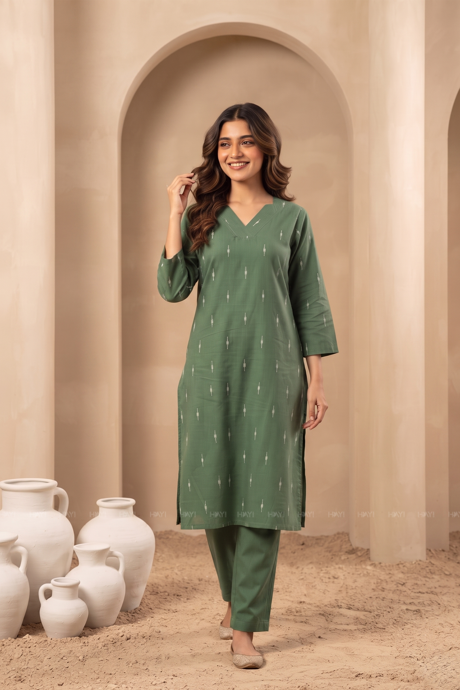 Misty Moss Green Co-ord Set