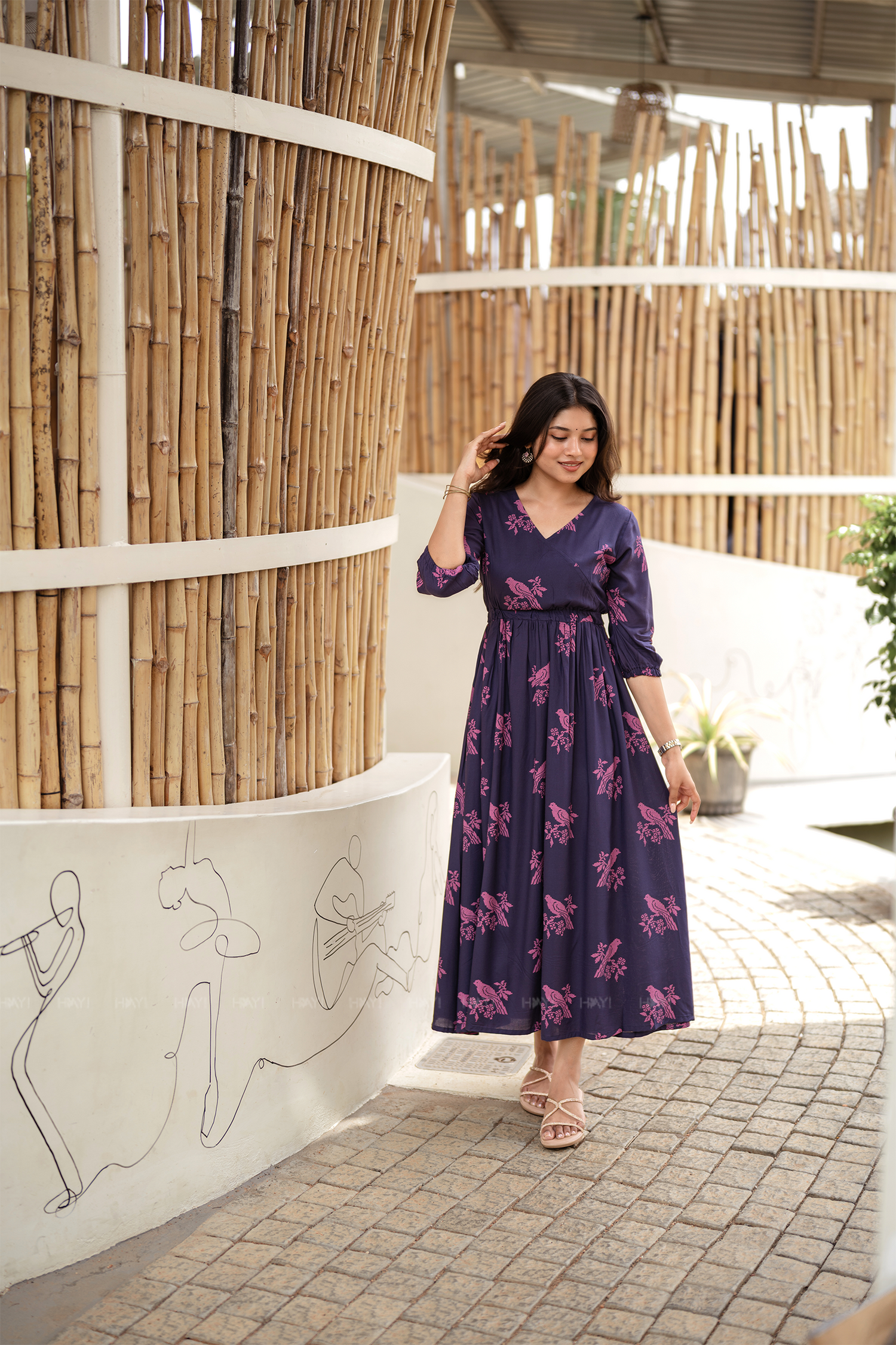 Plumwing Printed Umbrella Wear
