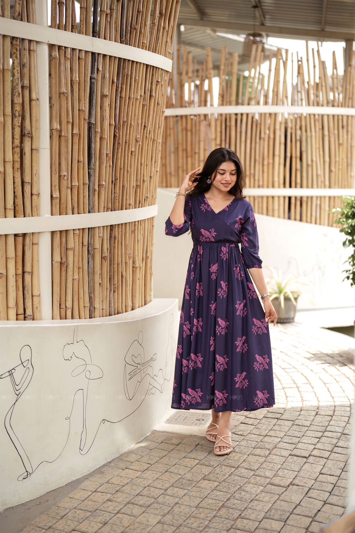 Plumwing Printed Umbrella Wear