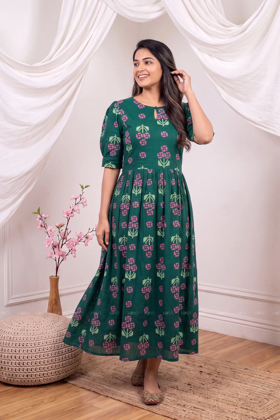 Secret Meadow Blooming Maternity Feeding Maxi Dress