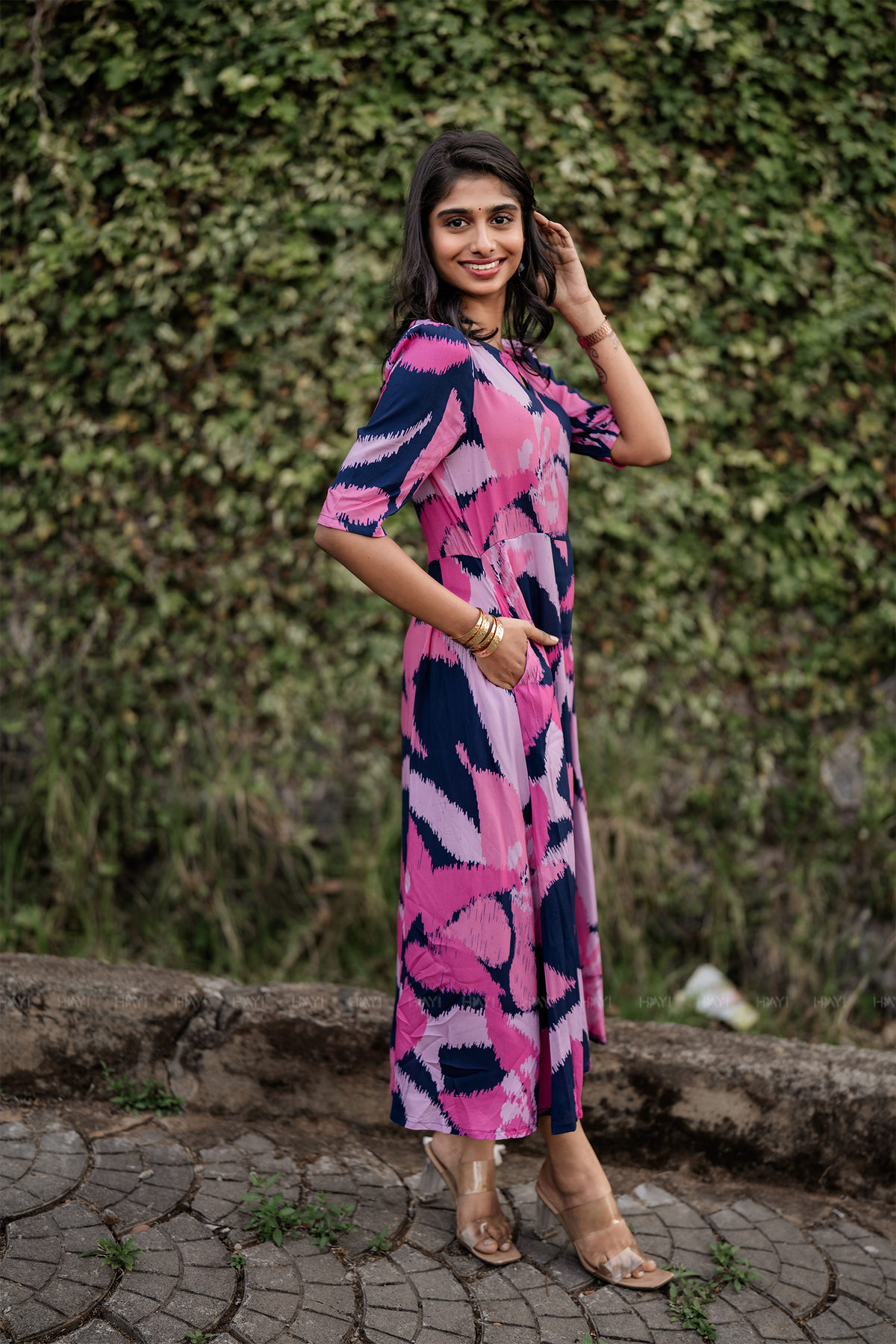 Pink Mirage Floral Printed Dress