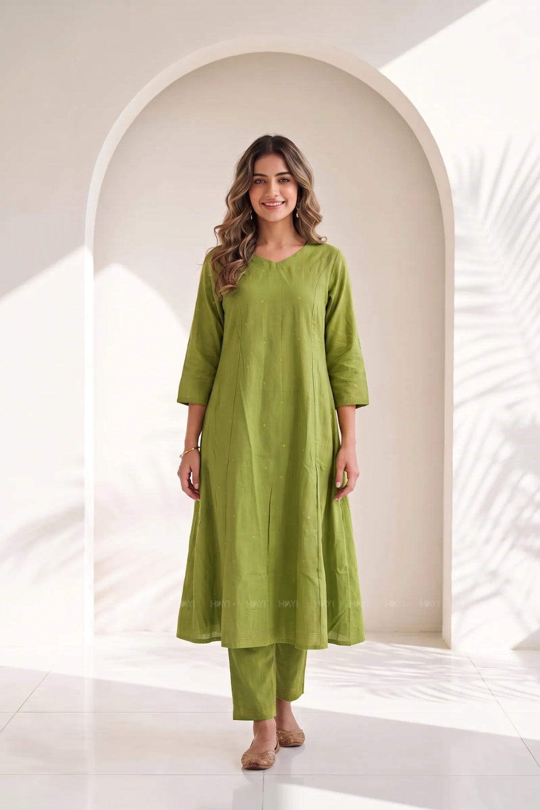 Forest Echo Green Printed Co-ord Set