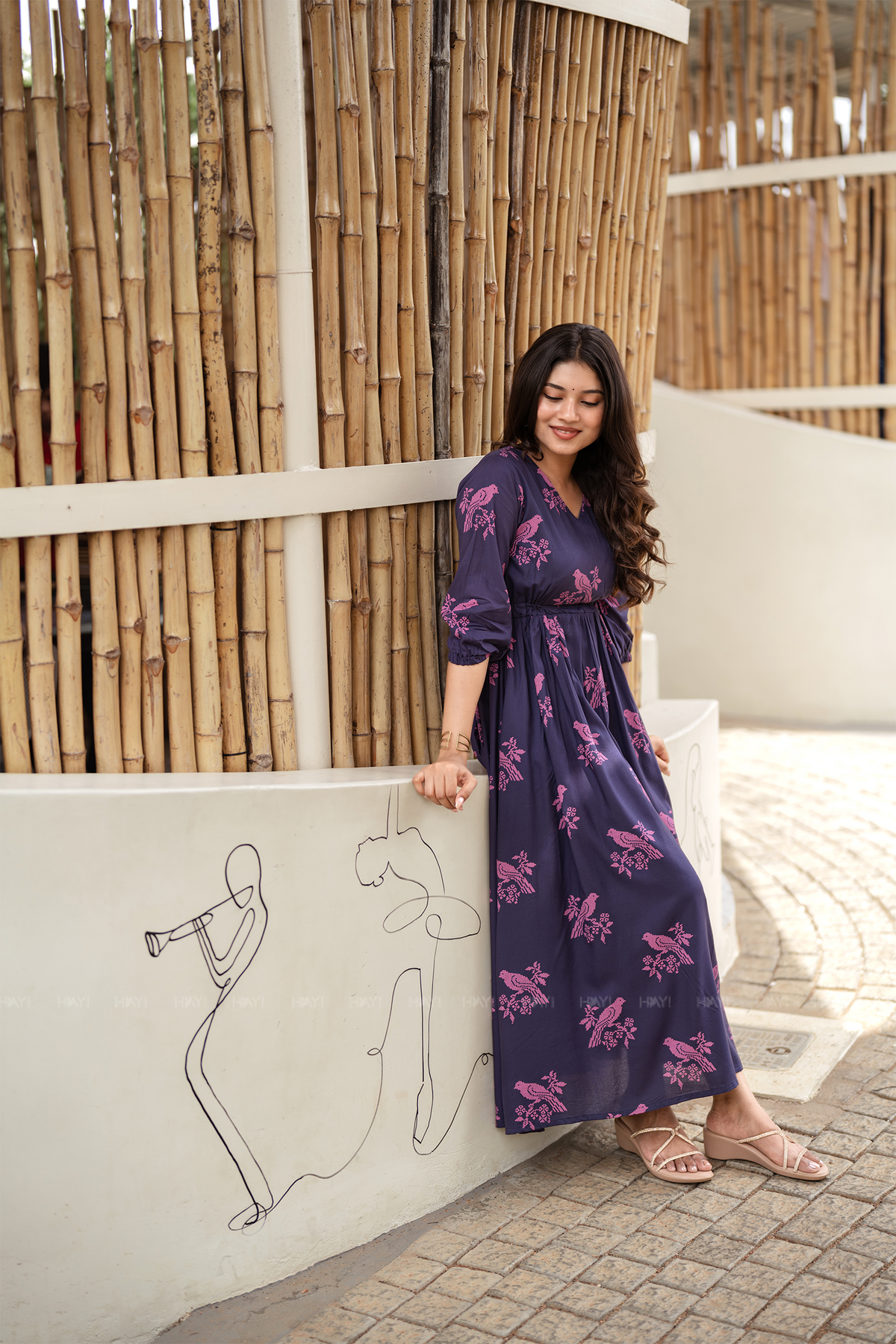 Plumwing Printed Umbrella Wear