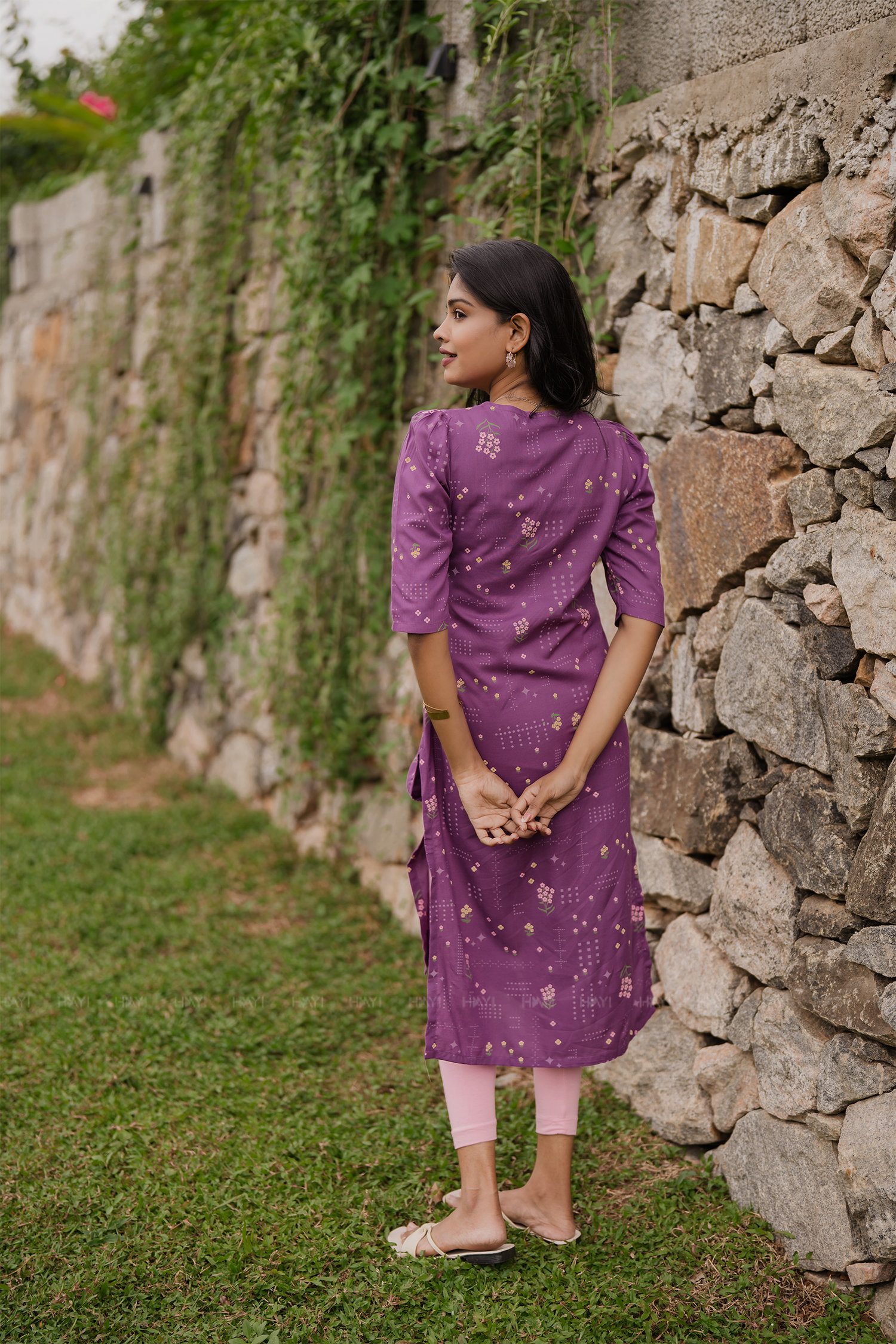 Violet Daze Viscose Printed Everyday Kurta