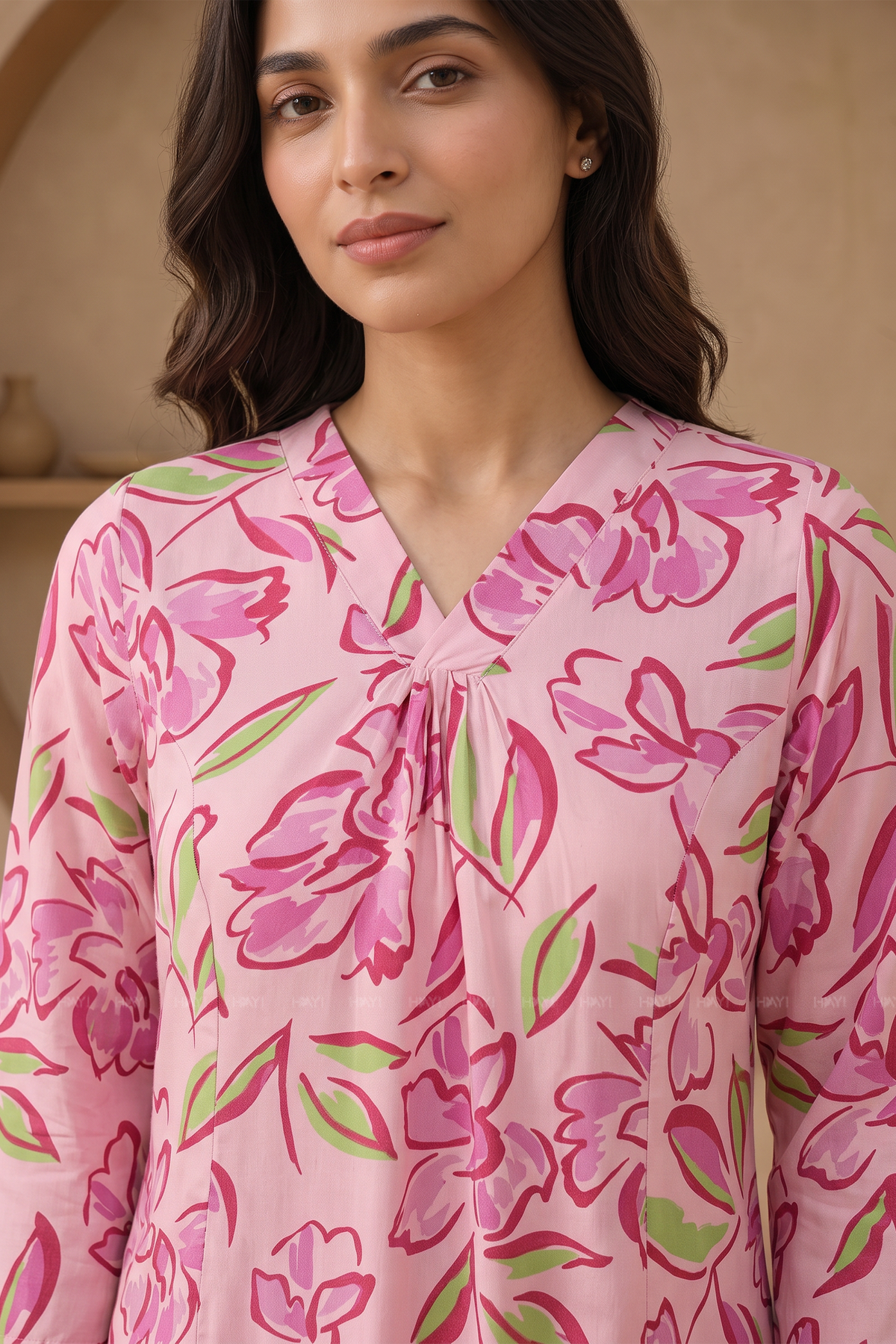 Blush Bloom Pink Printed Chic Matching Set