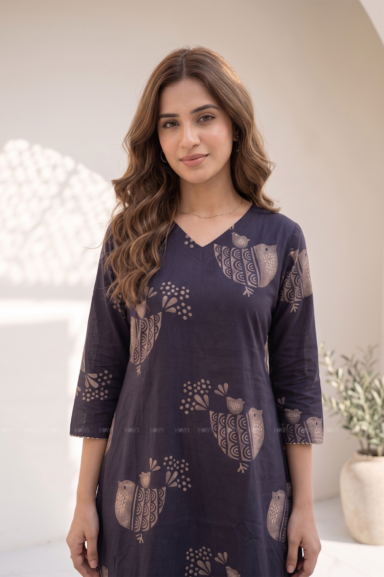 Whispering Wings Black Printed Co-ord Set