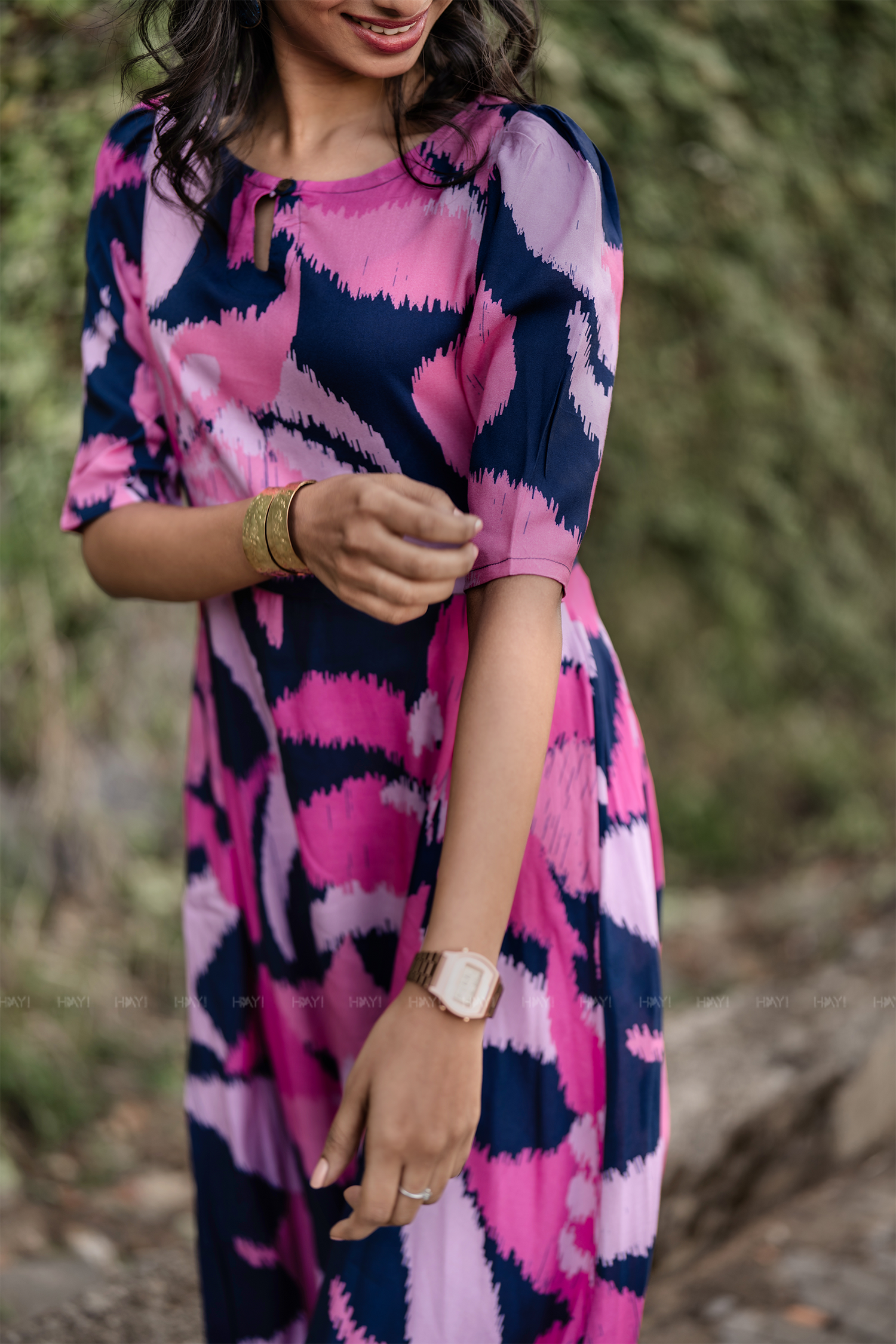 Pink Mirage Floral Printed Dress