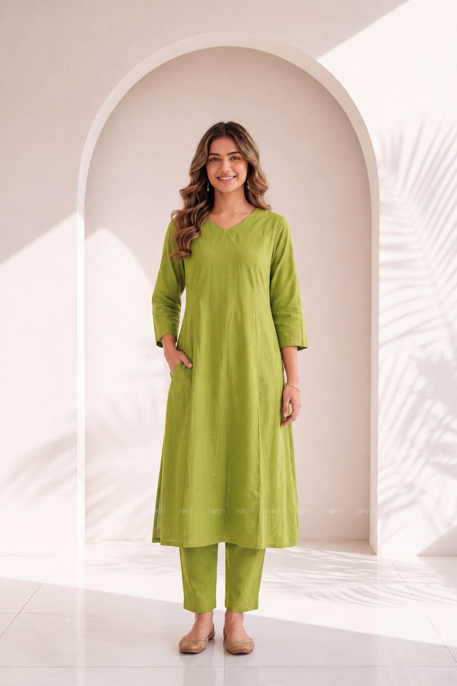 Forest Echo Green Printed Co-ord Set