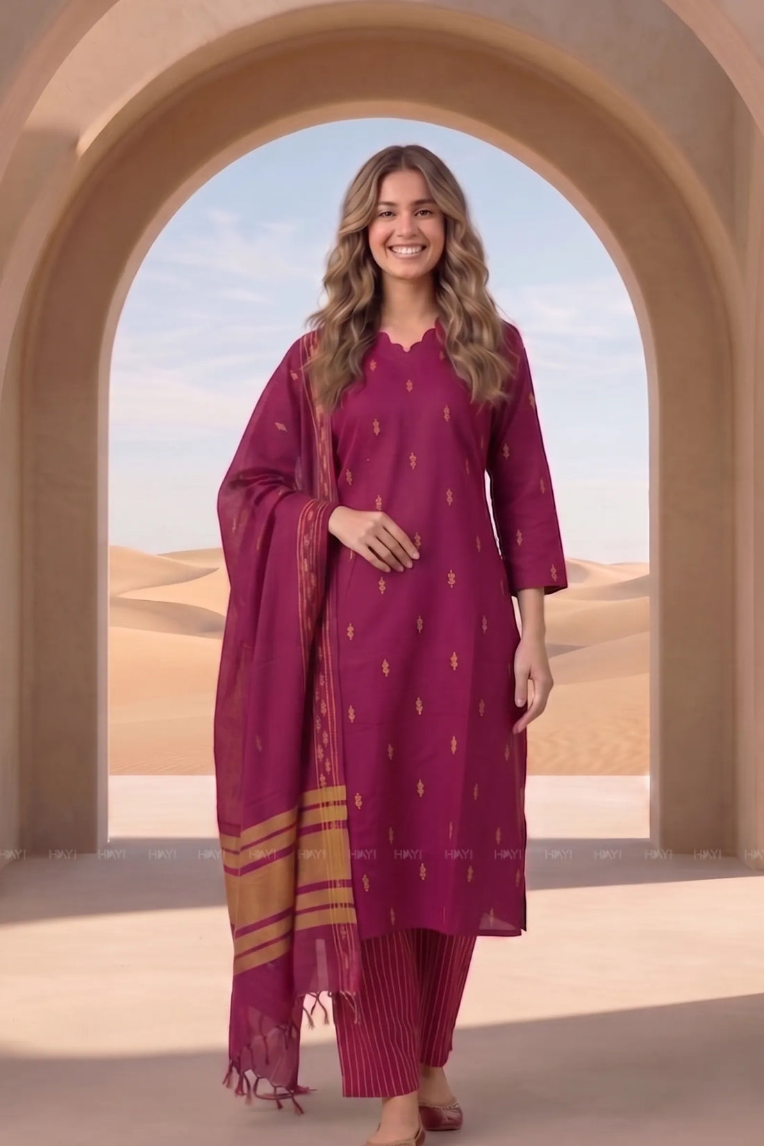 Twillight Royal Printed Ethnic Elegance