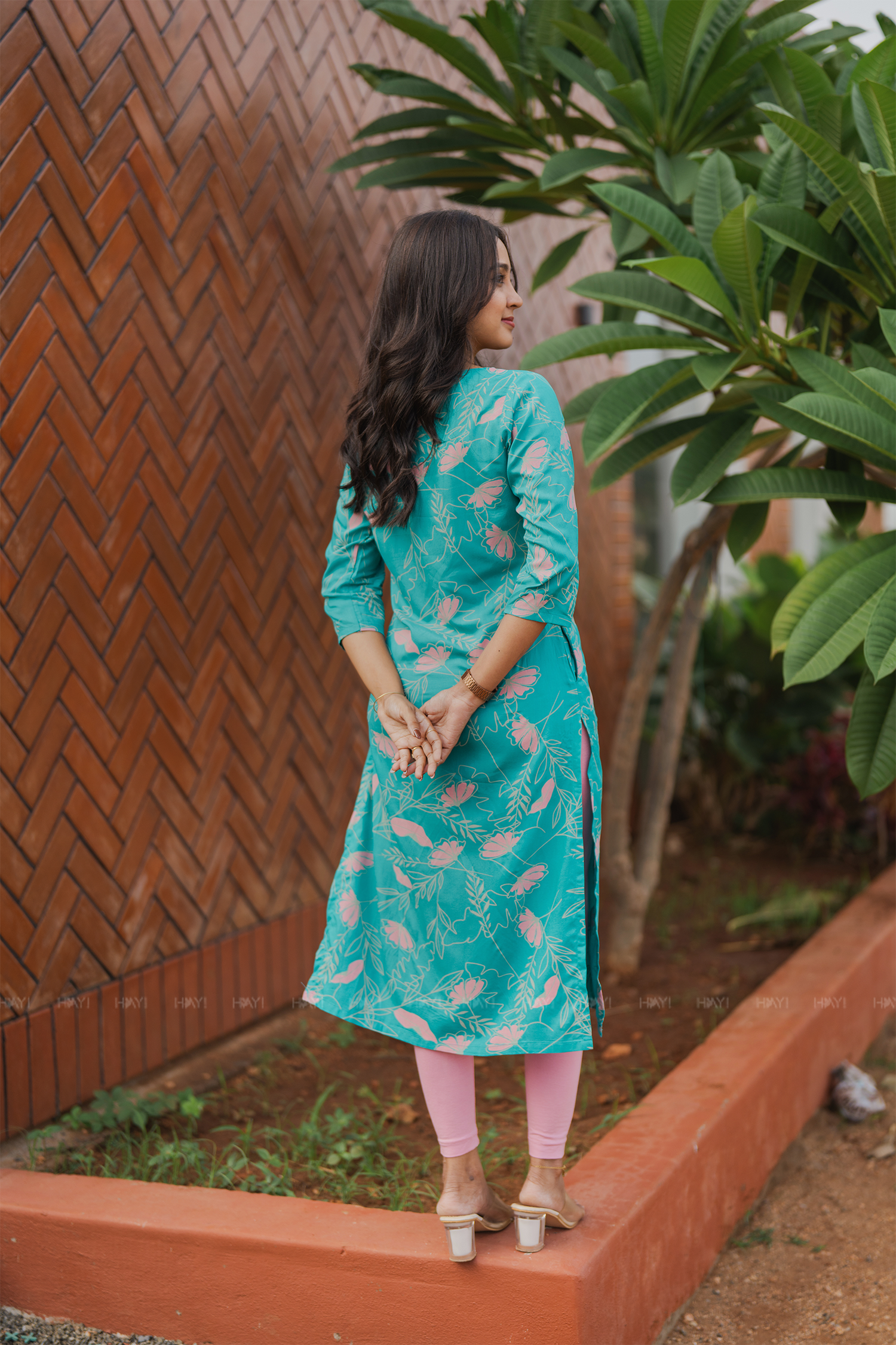 Bloomhaven  Blue Viscose Printed Fabulous Kurta