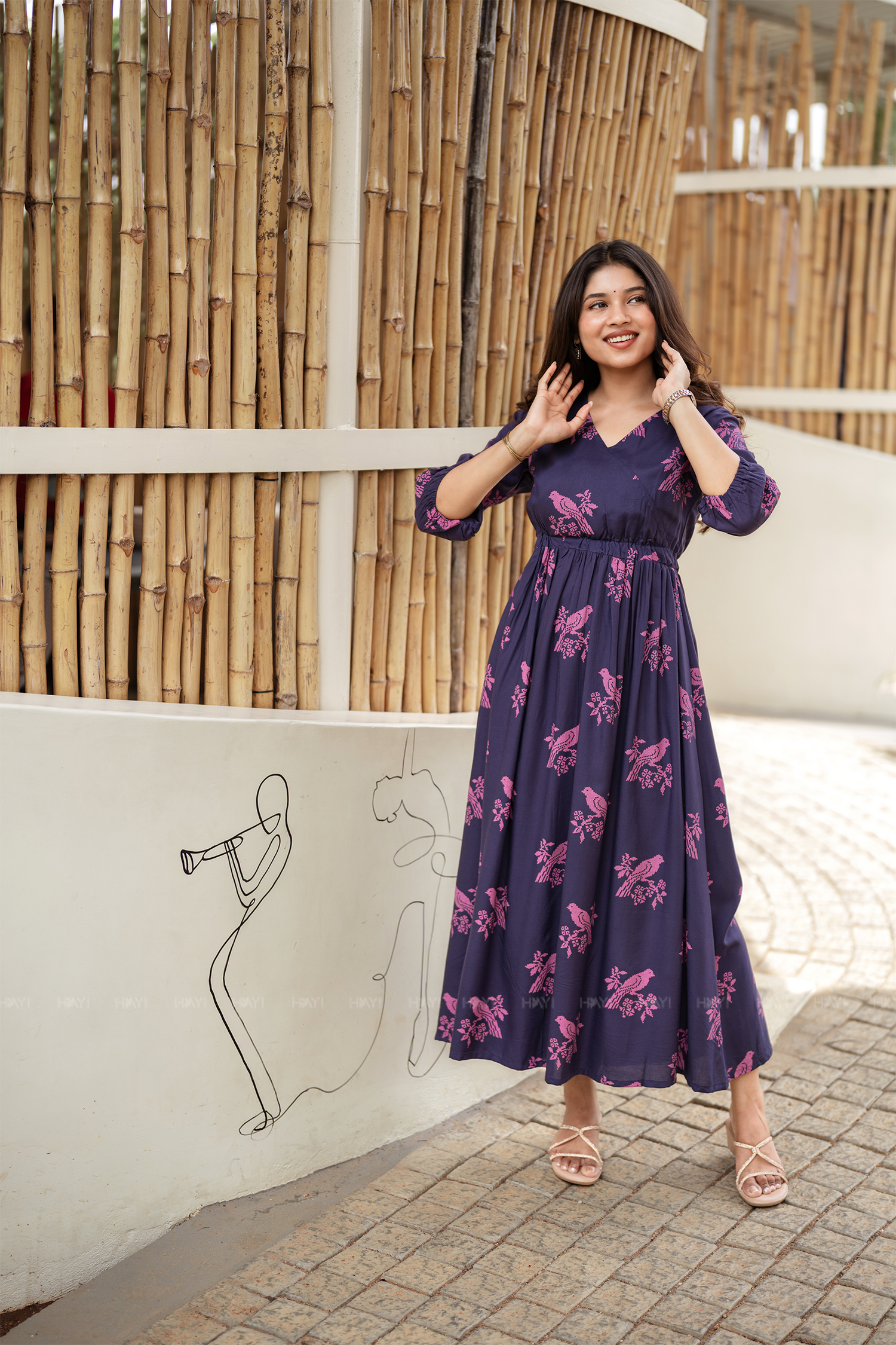 Plumwing Printed Umbrella Wear