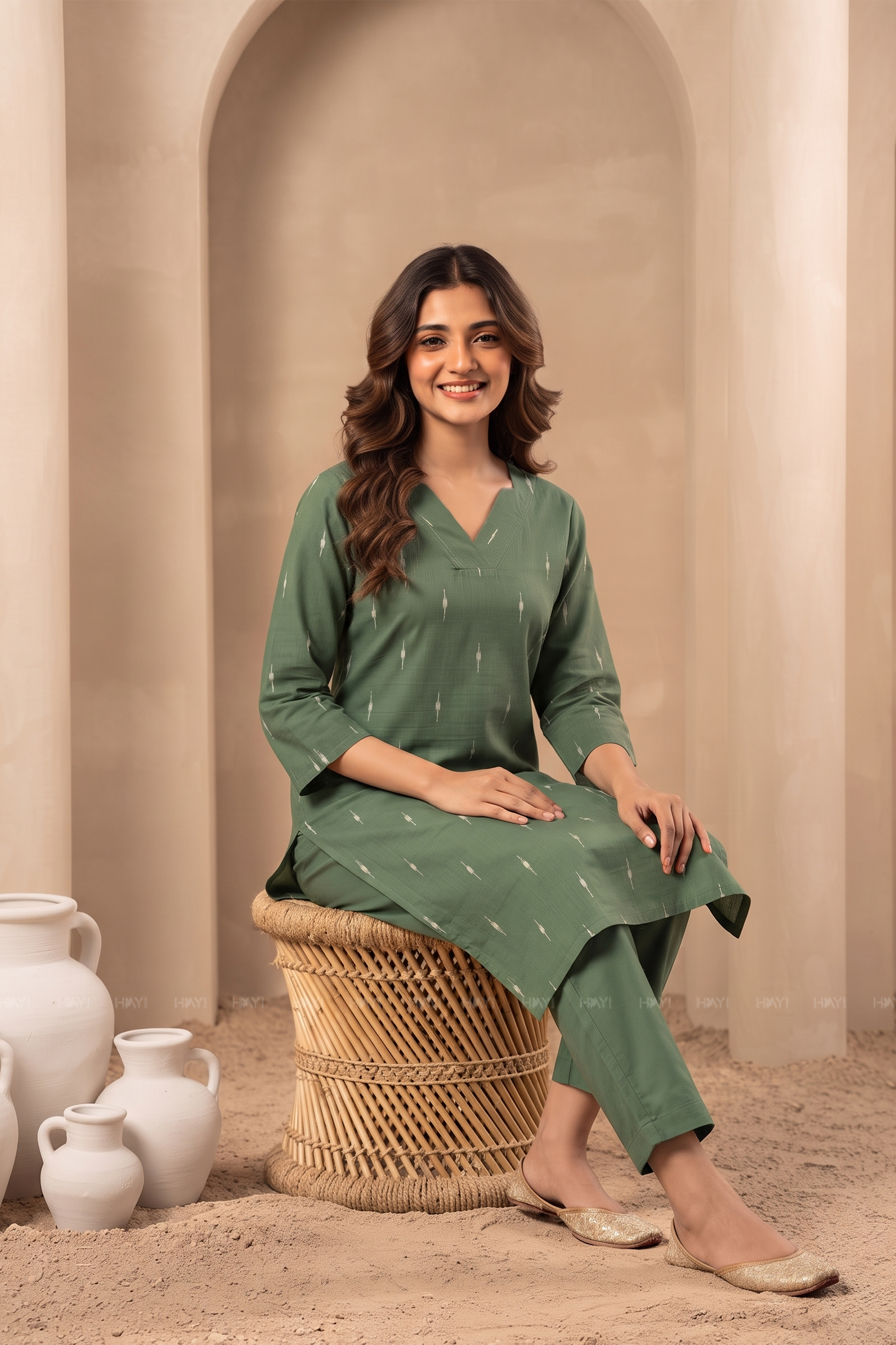 Misty Moss Green Co-ord Set