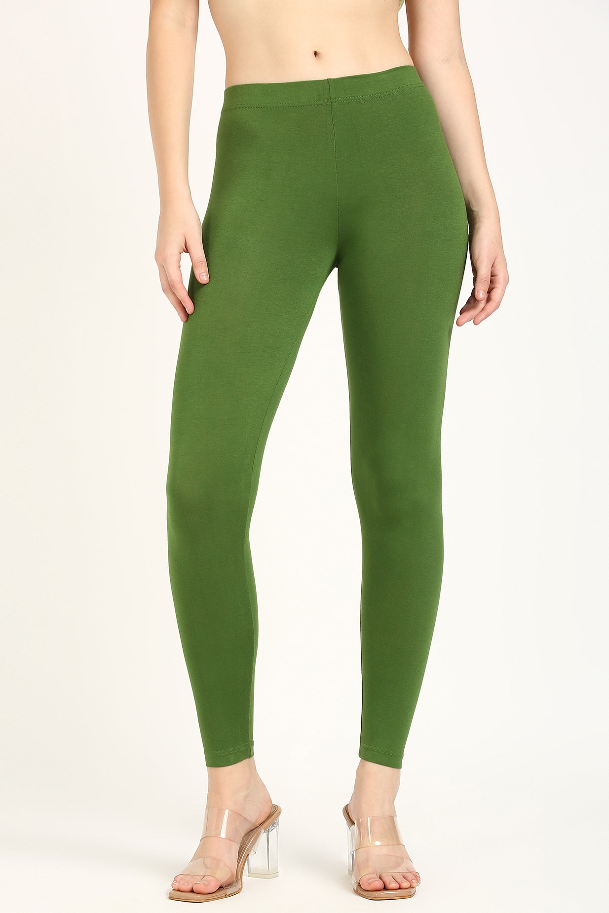Forest green ankle