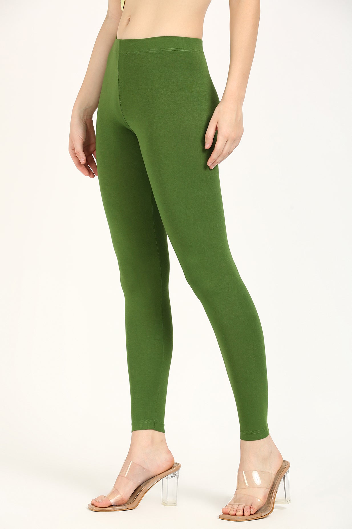 Forest green ankle