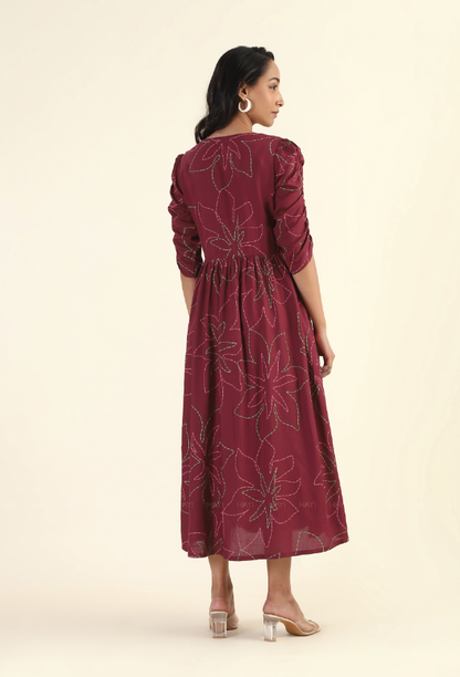 Autumn Vibes! Maroon feeding and maternity wear