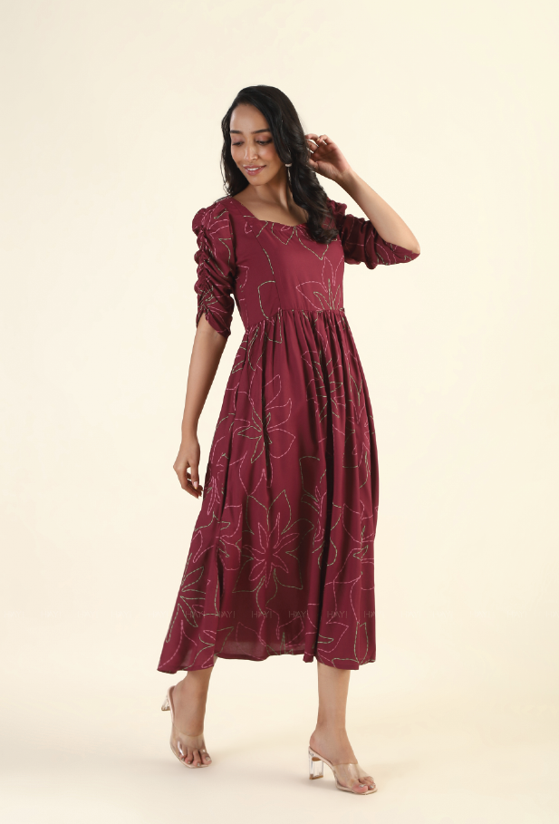 Autumn Vibes! Maroon feeding and maternity wear