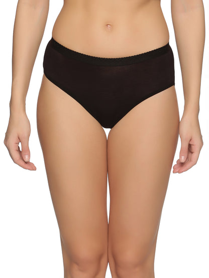Solid Black High waist