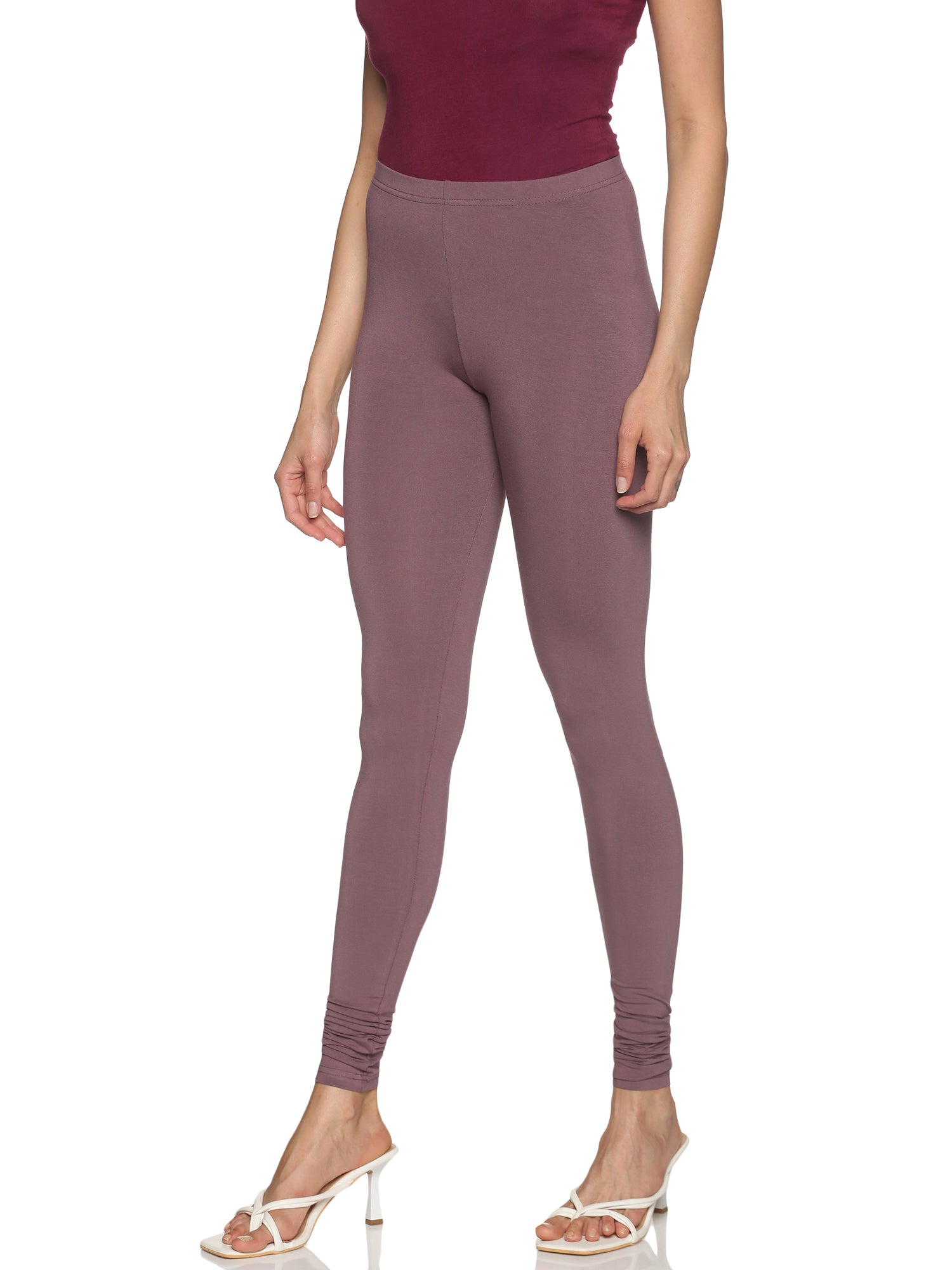 Purple churidar