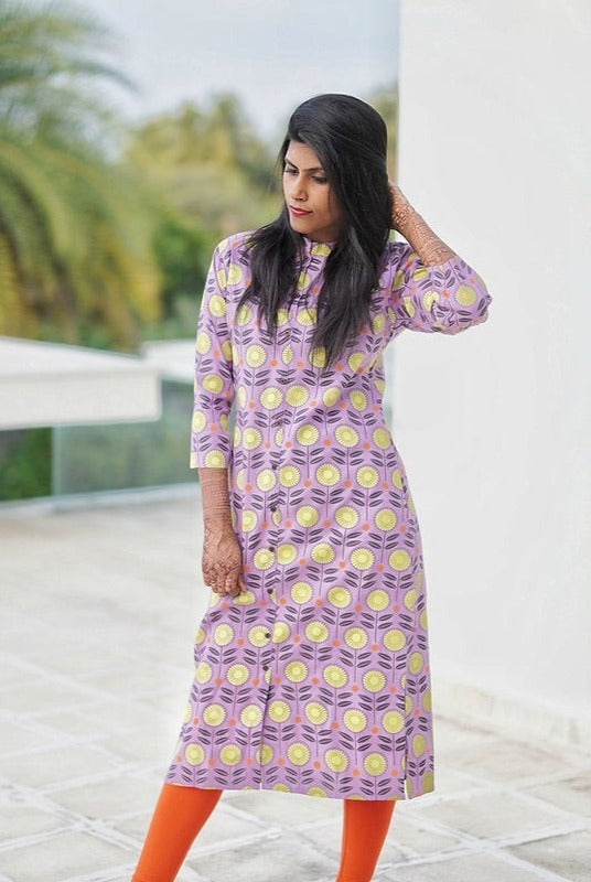 FLAT FLOWER KURTI