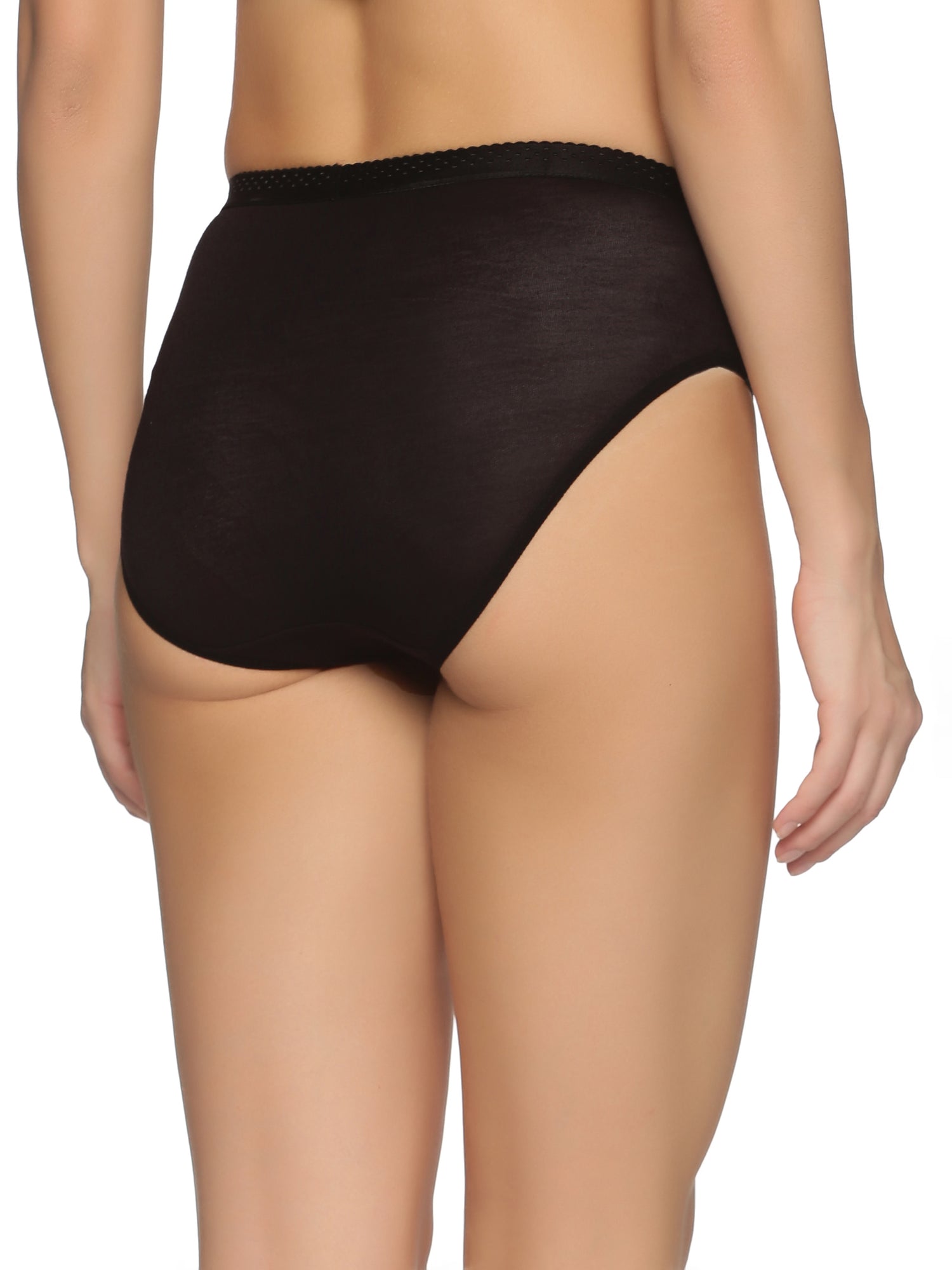 Solid Black High waist