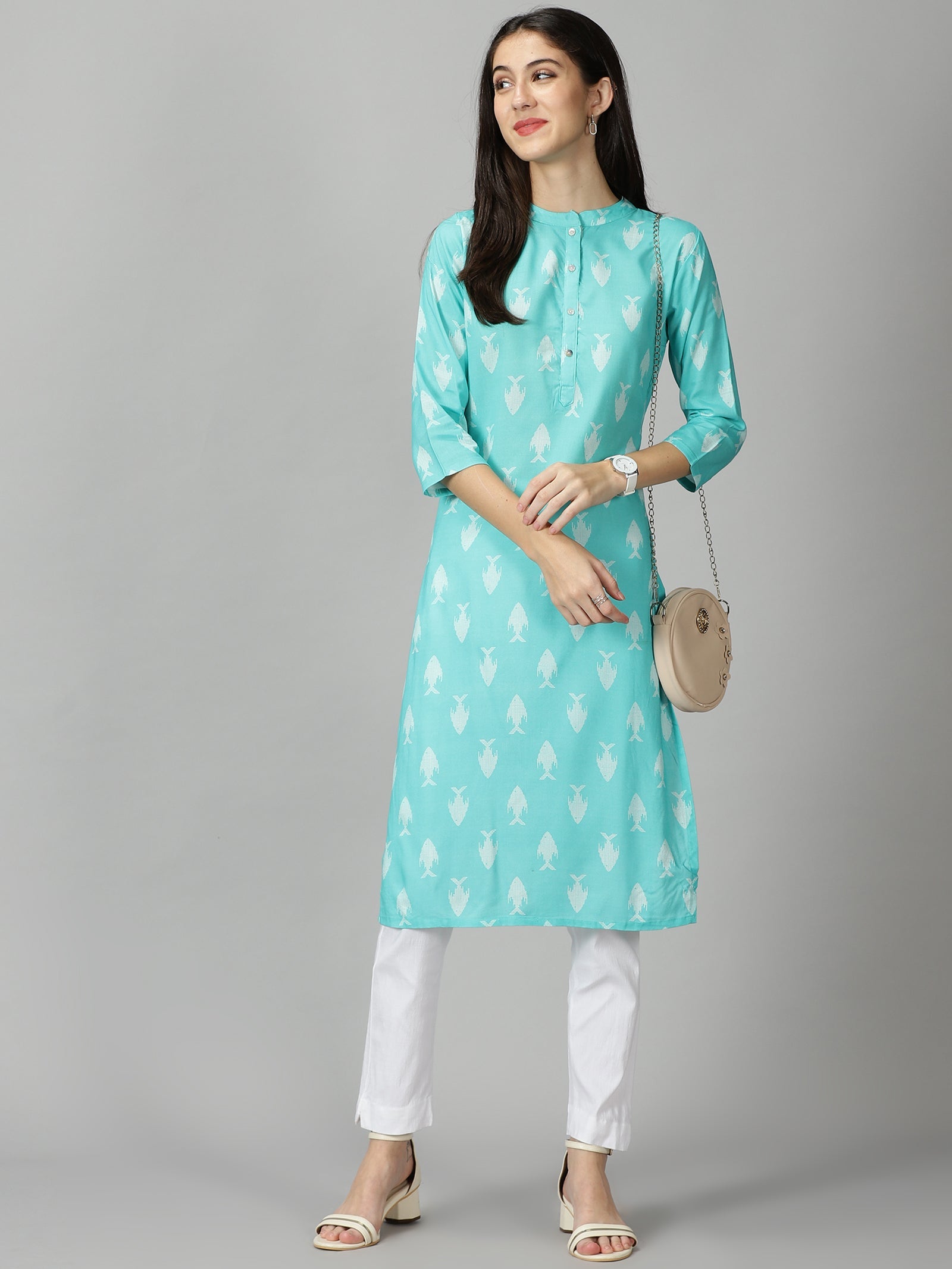 Checked Fishes Kurti