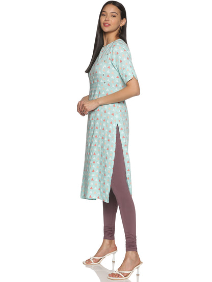 Purple churidar