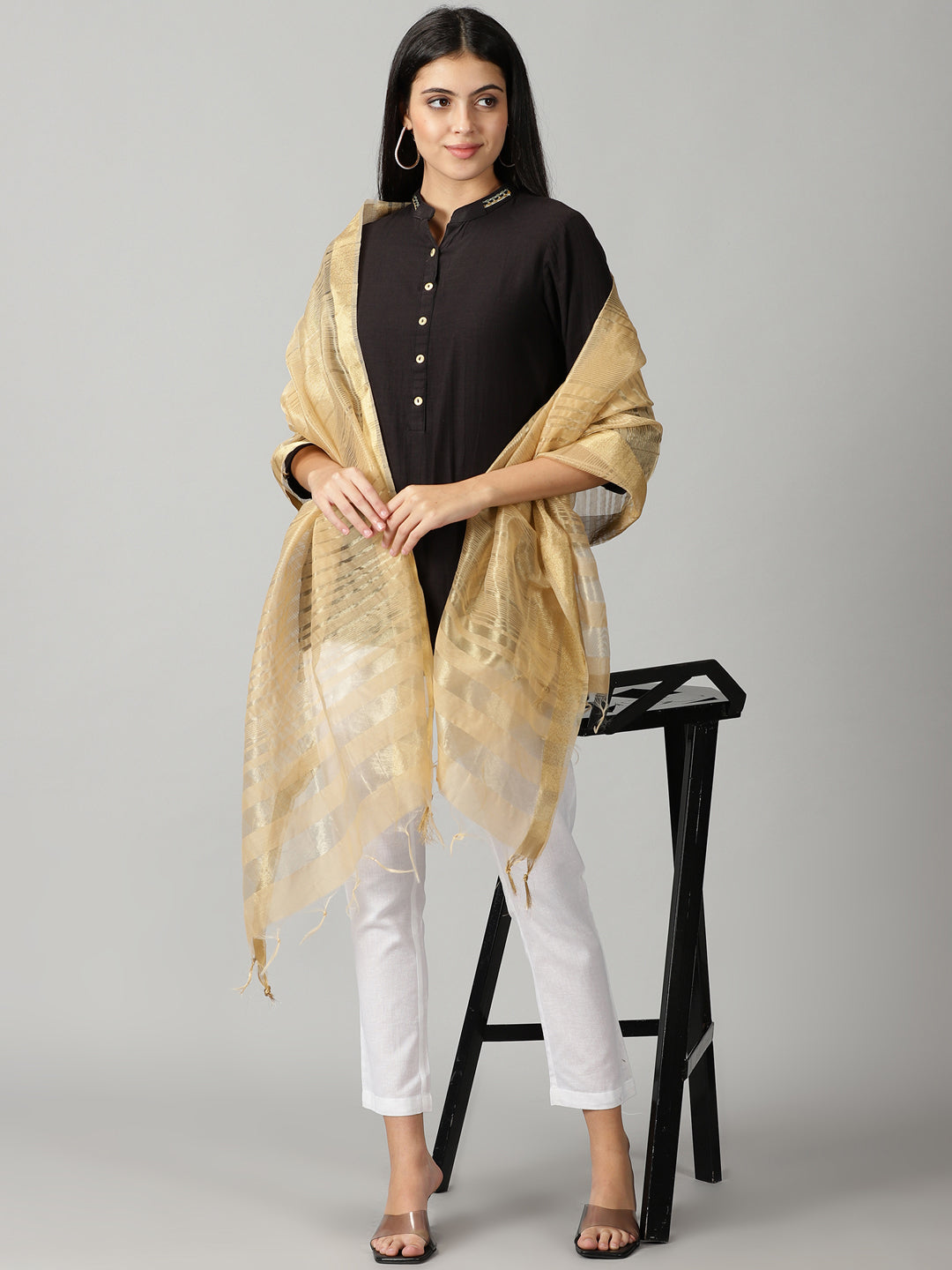 Gold Banarasi Dupatta