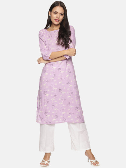 Fascinating Flamingos Kurti