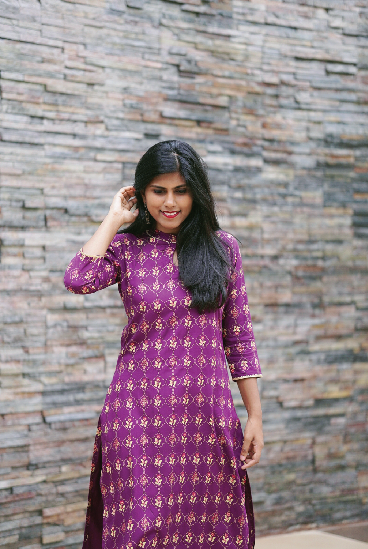 Enchanted Floral Straight Kurti