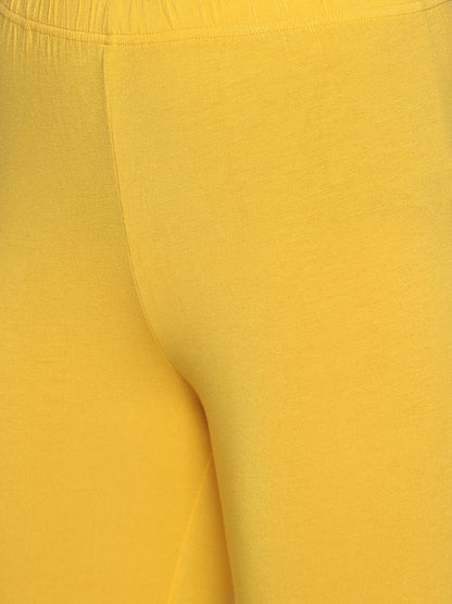 Gold yellow churidar
