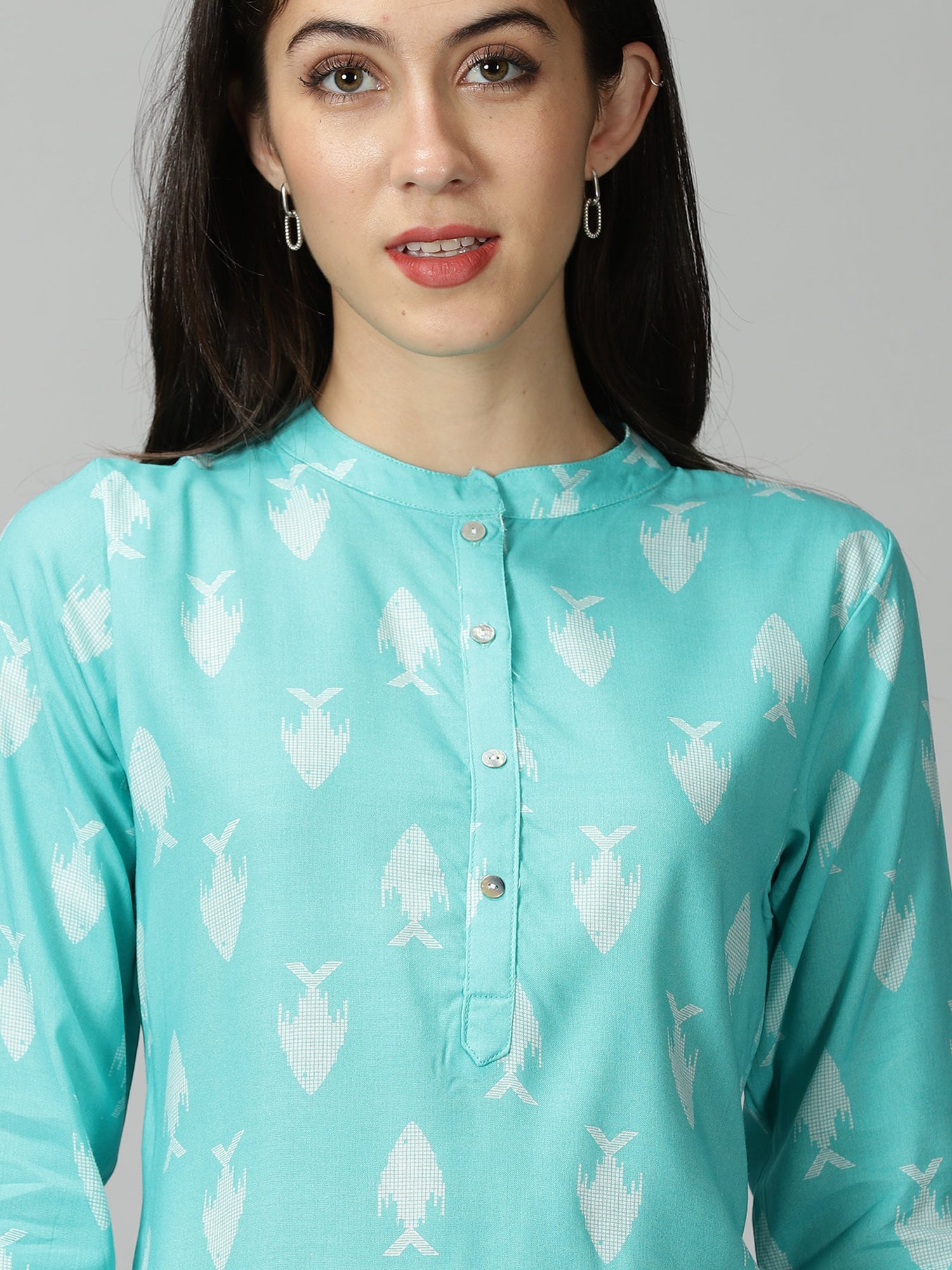 Checked Fishes Kurti