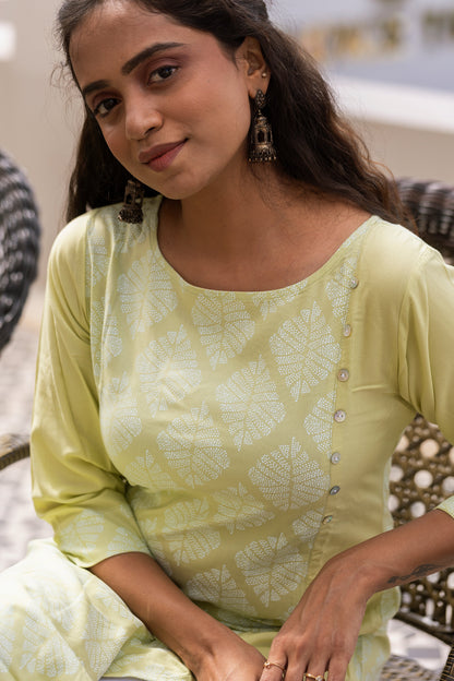 Leaves and Beyond Kurti