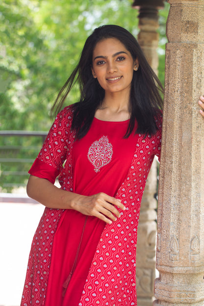 Floral Impression Kurti