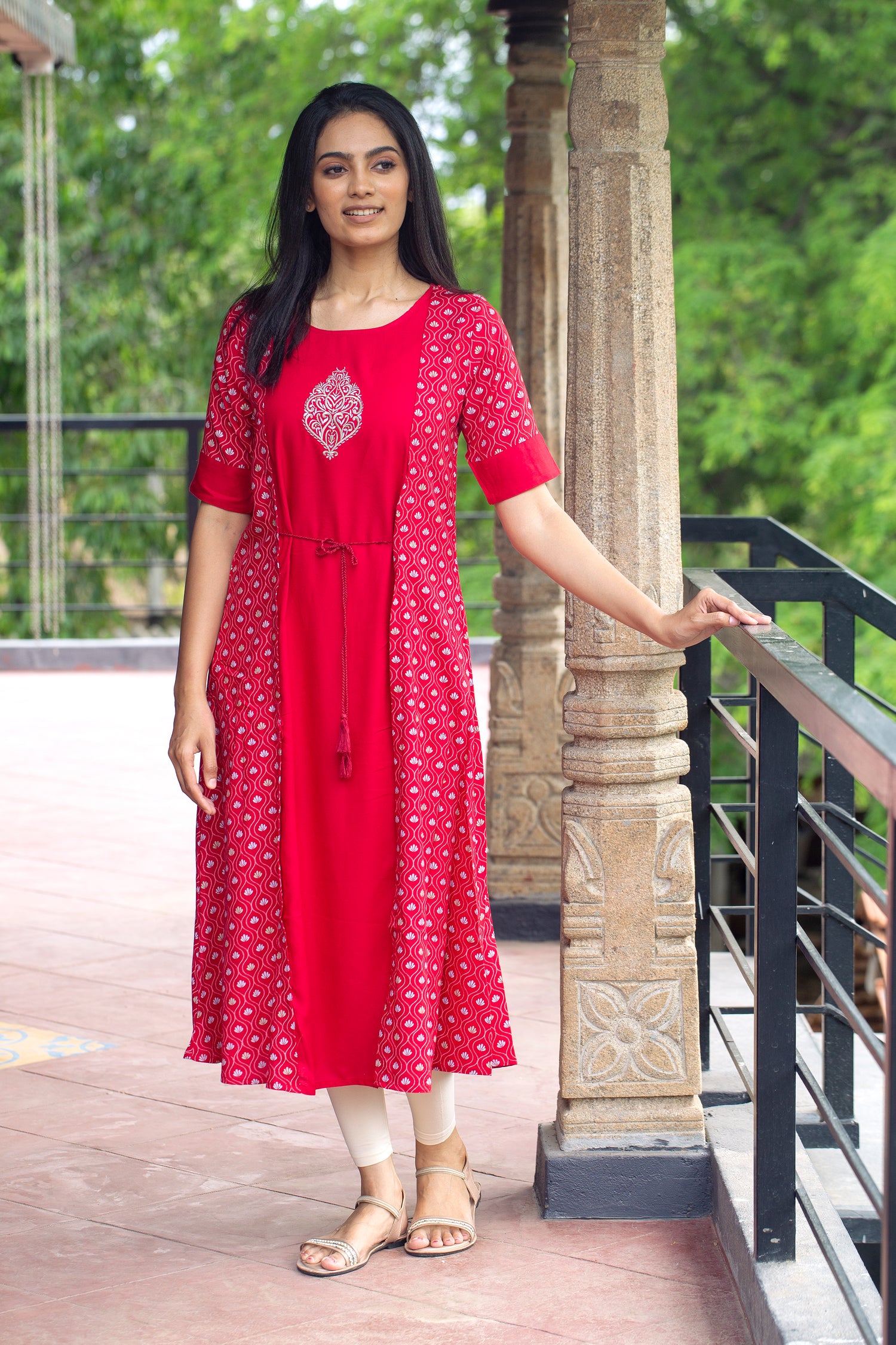 Floral Impression Kurti