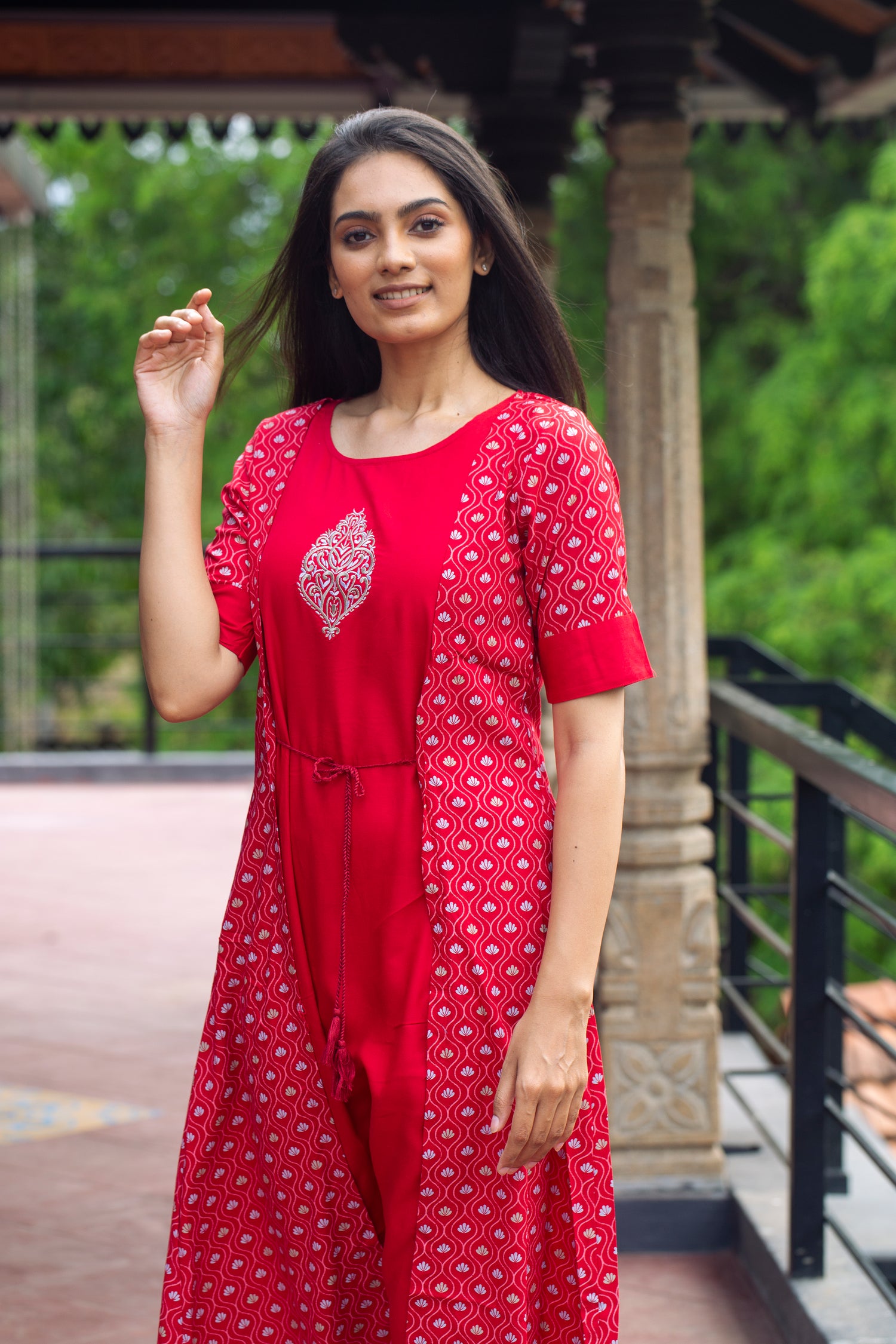 Floral Impression Kurti