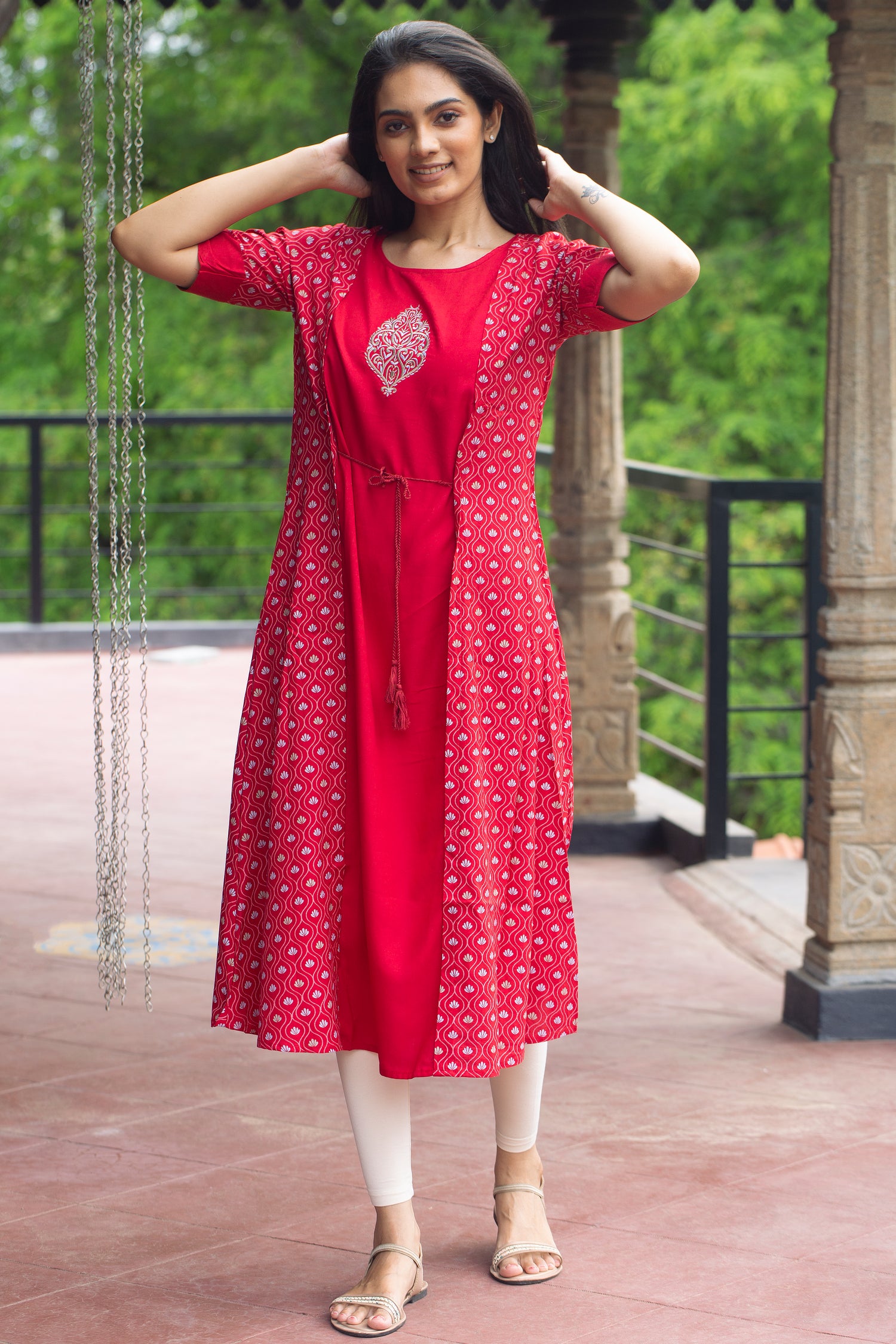 Floral Impression Kurti