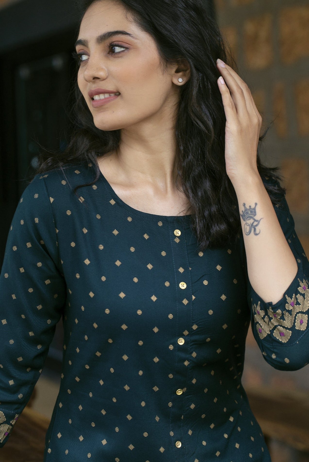 Diamond dots Kurti