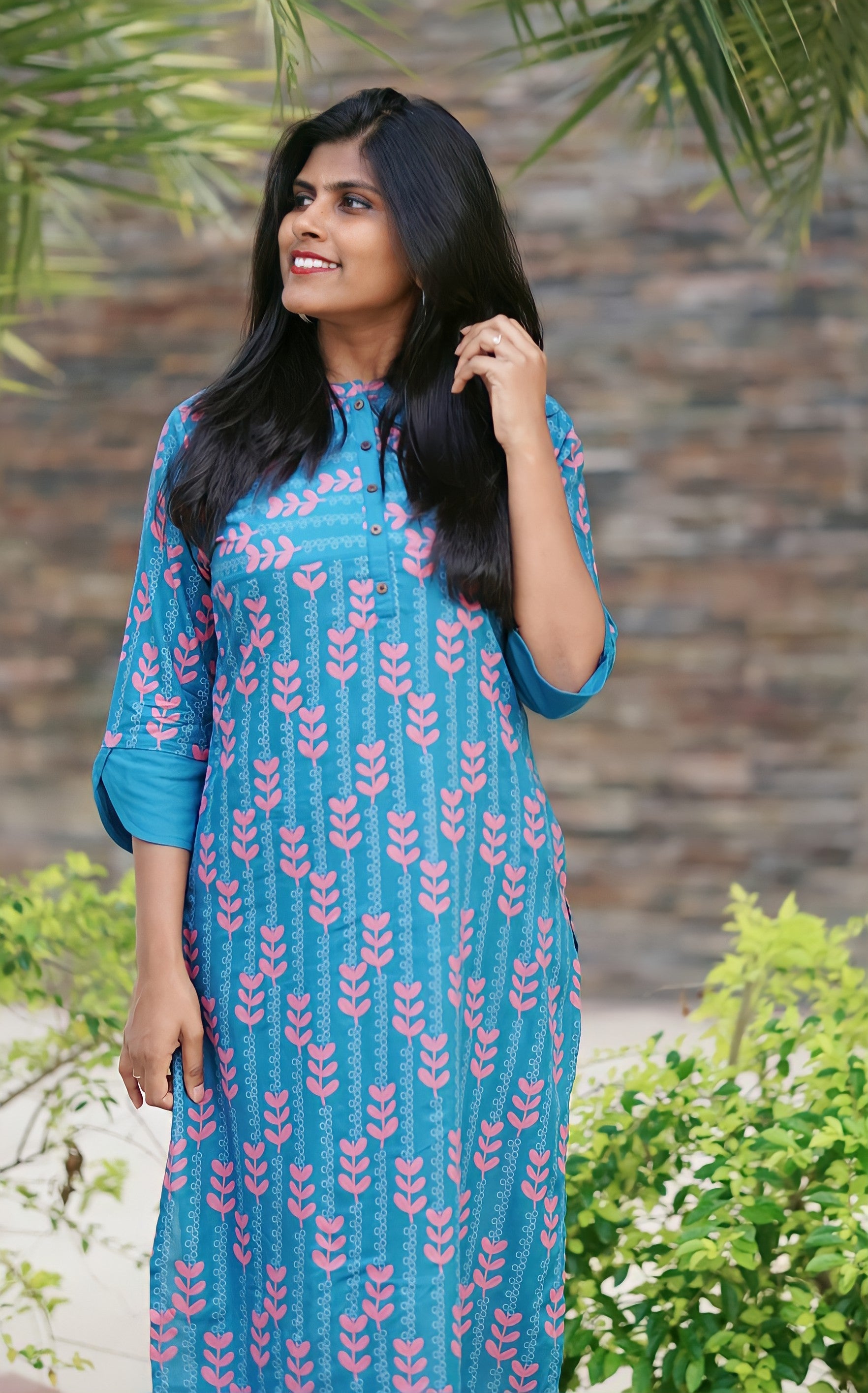 Fern and Seeds Kurti