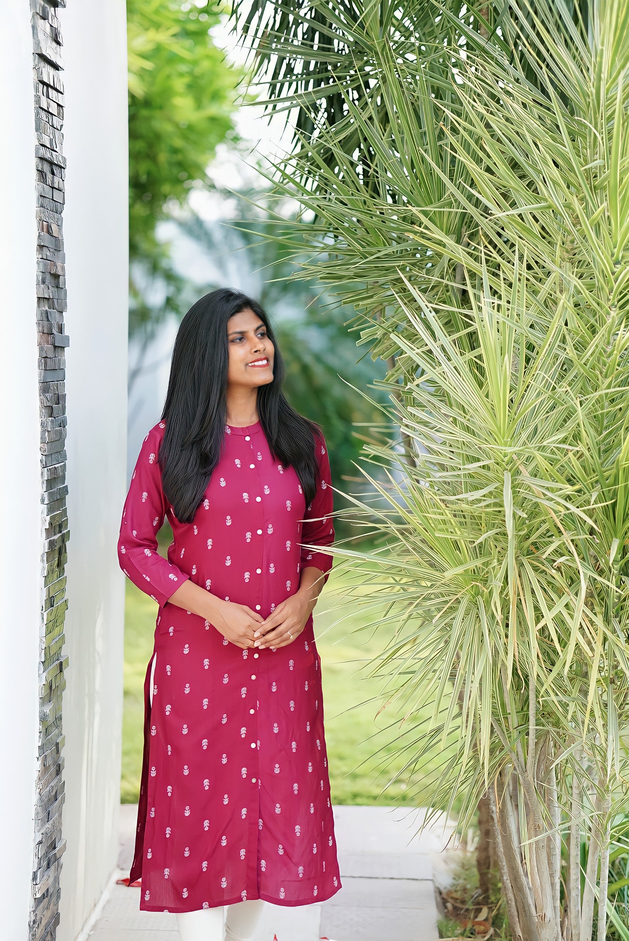 Scandinavian Flower Kurti