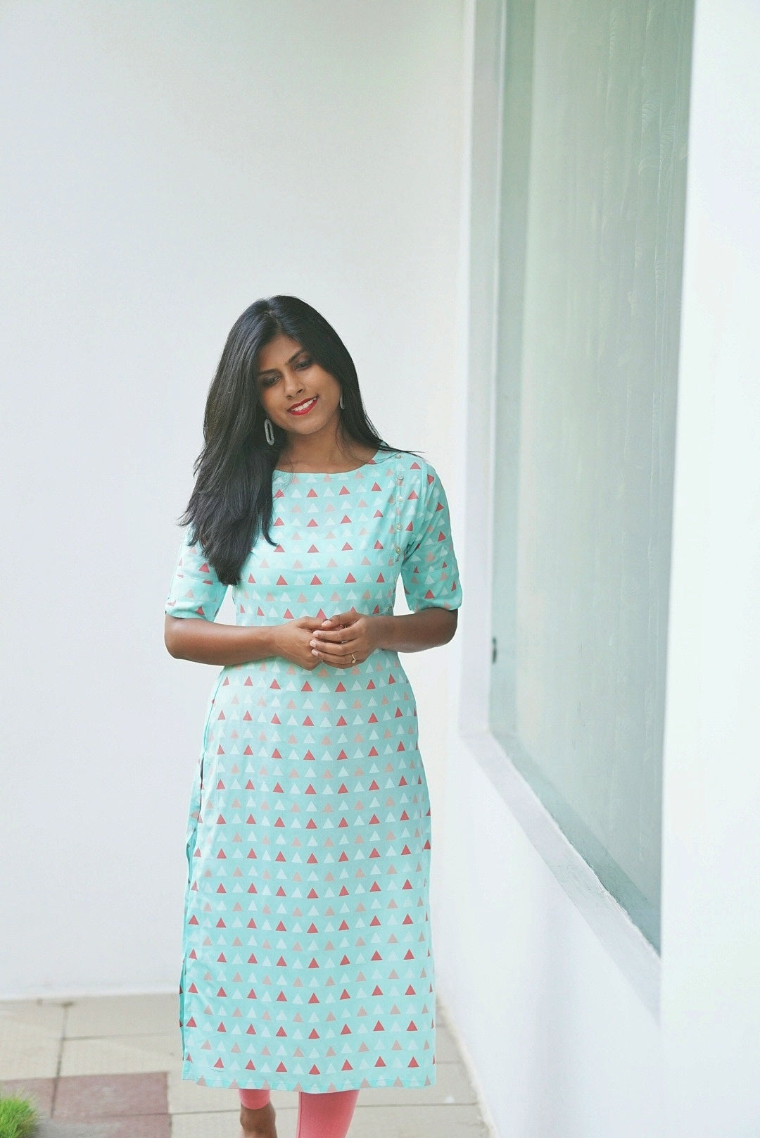 Tri Tri Triangles Kurti