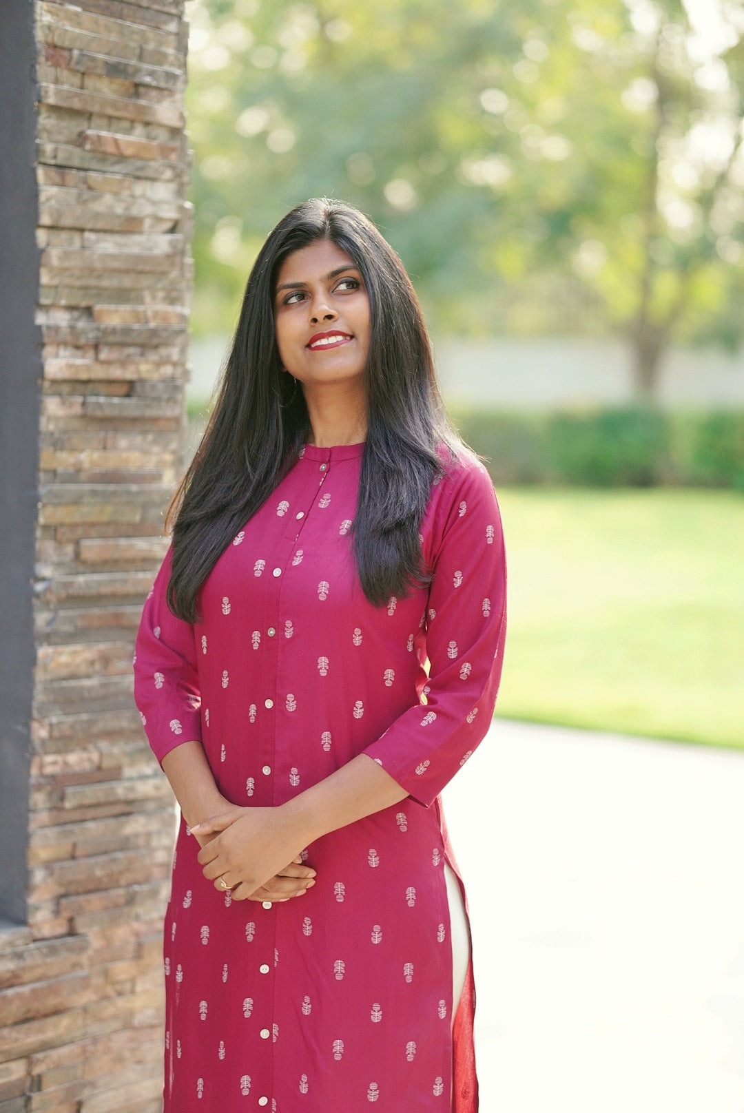 Scandinavian Flower Kurti