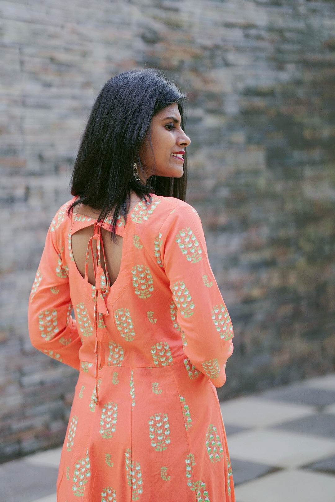 Floral Botany Kurti