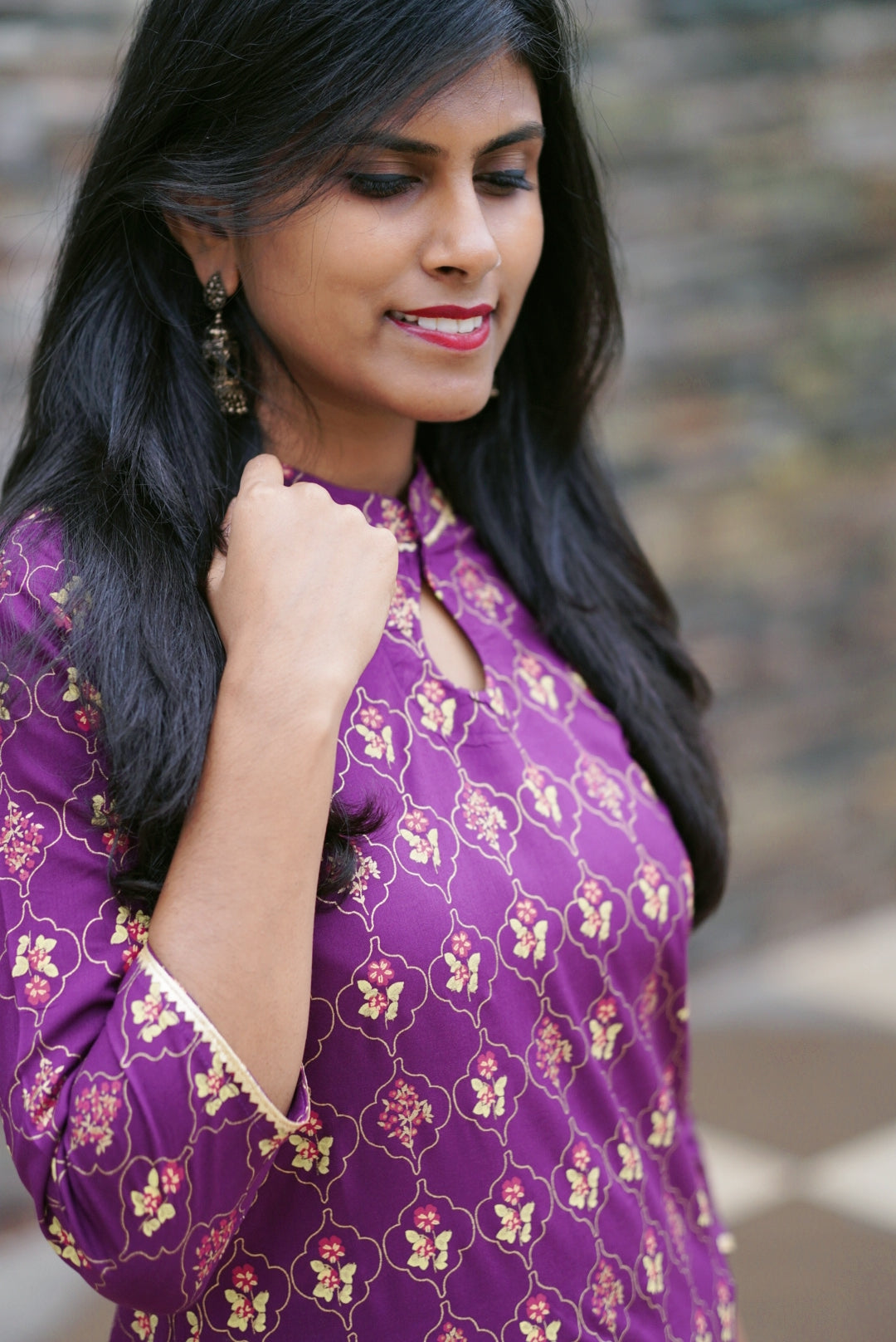 Enchanted Floral Straight Kurti