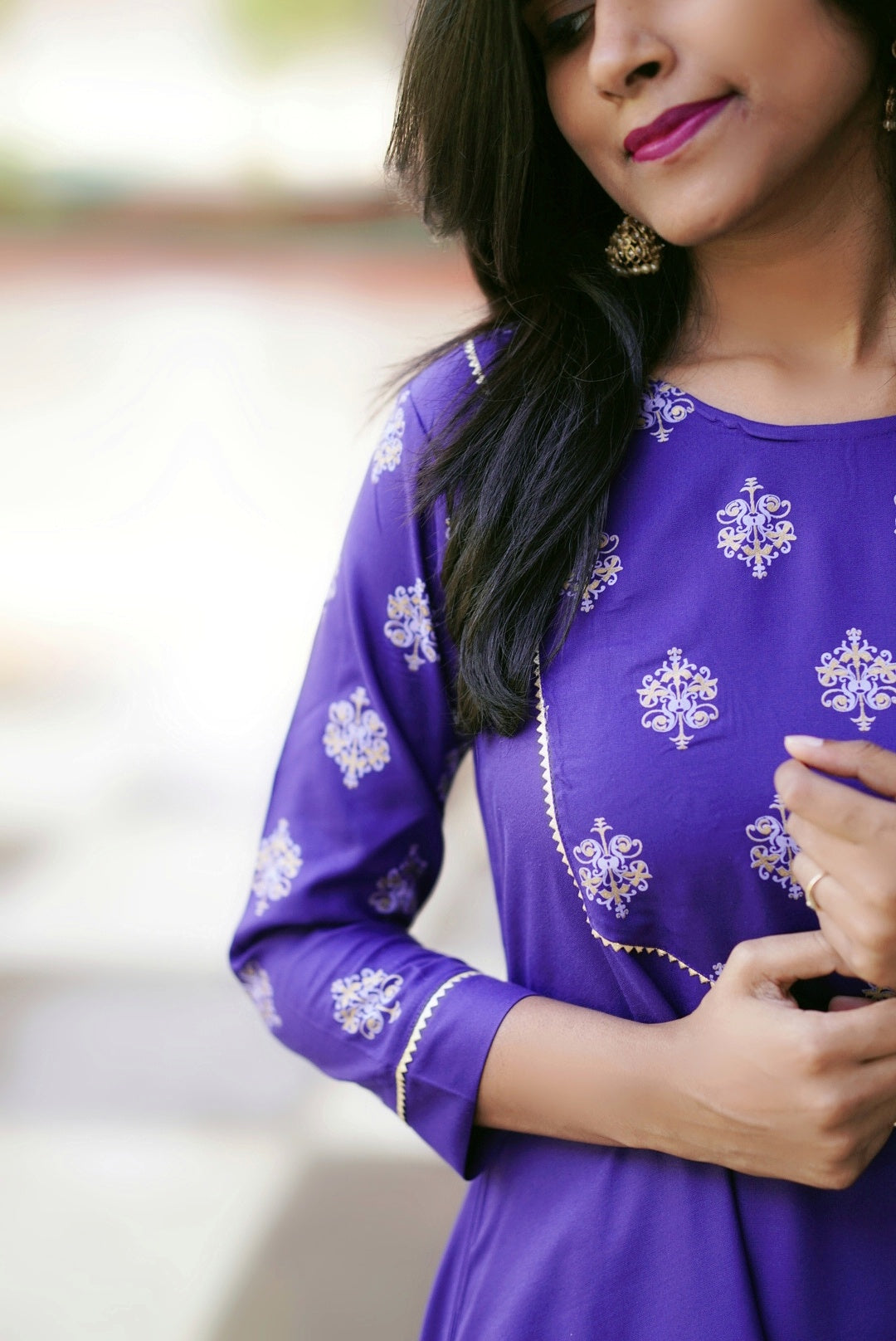 CELESTIAL BLOOM KURTI