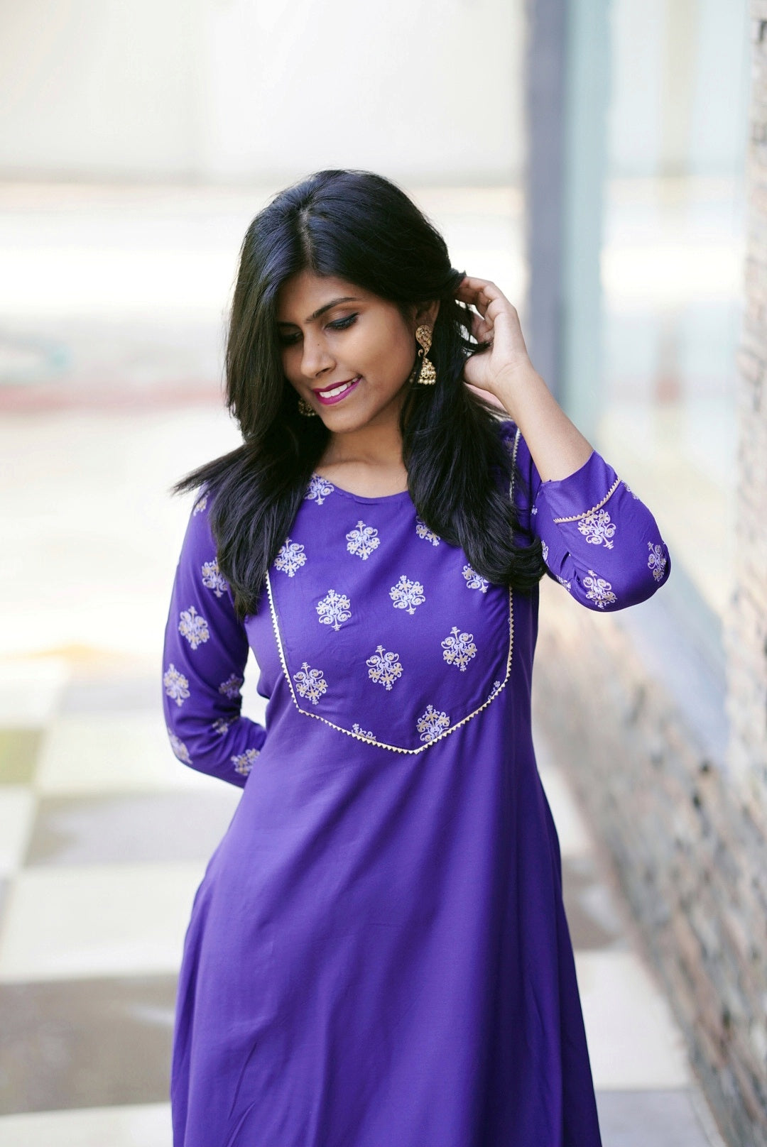 CELESTIAL BLOOM KURTI